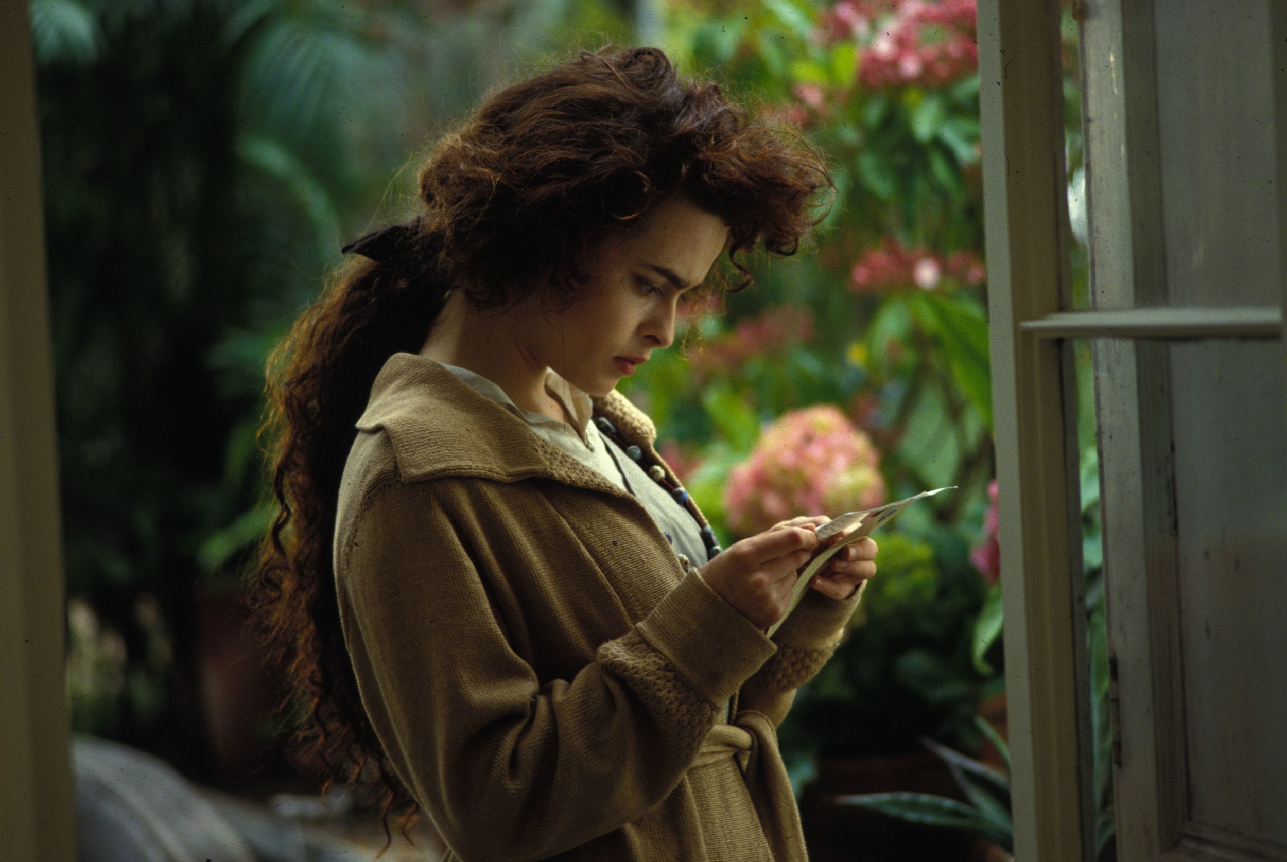 Helena Bonham Carter as Helen Schlegel in Howards End
