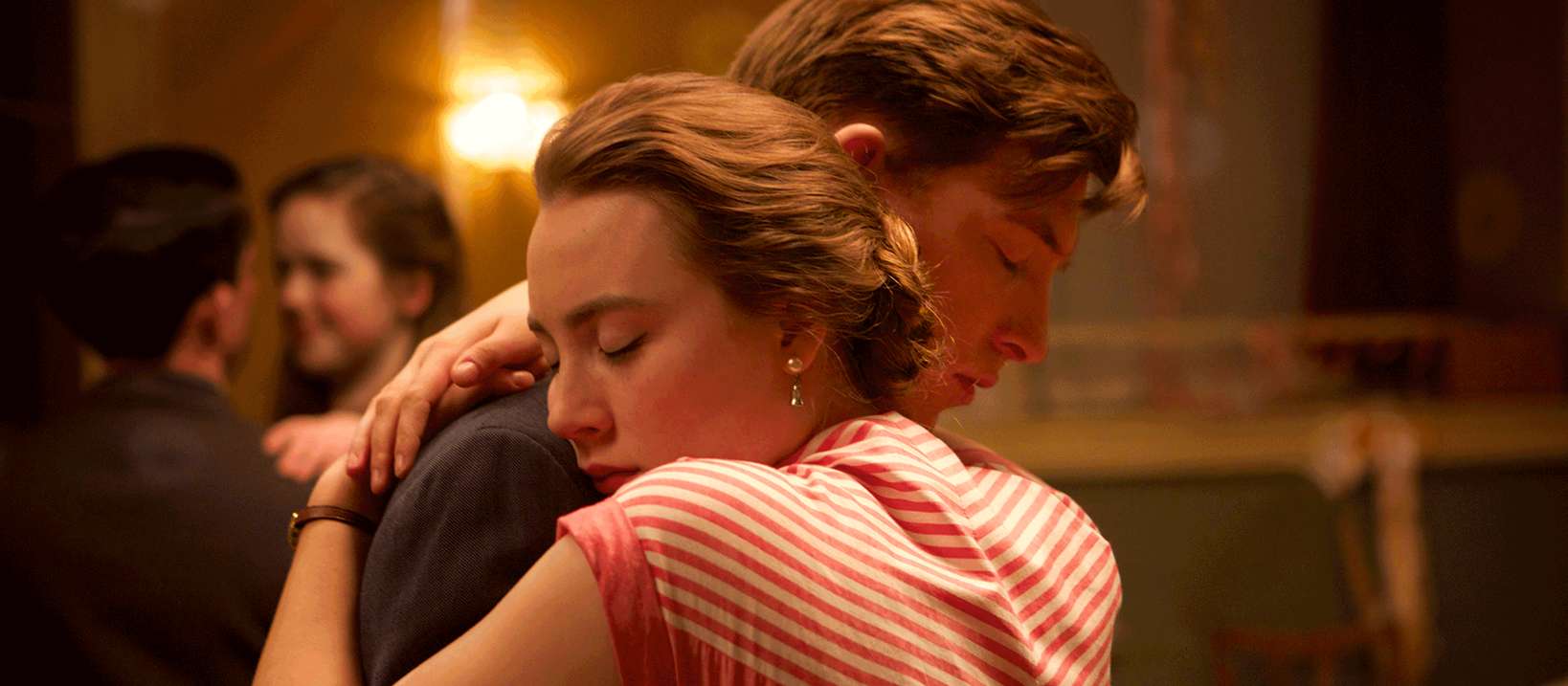 Ronan and Gleeson in Brooklyn (2015)
