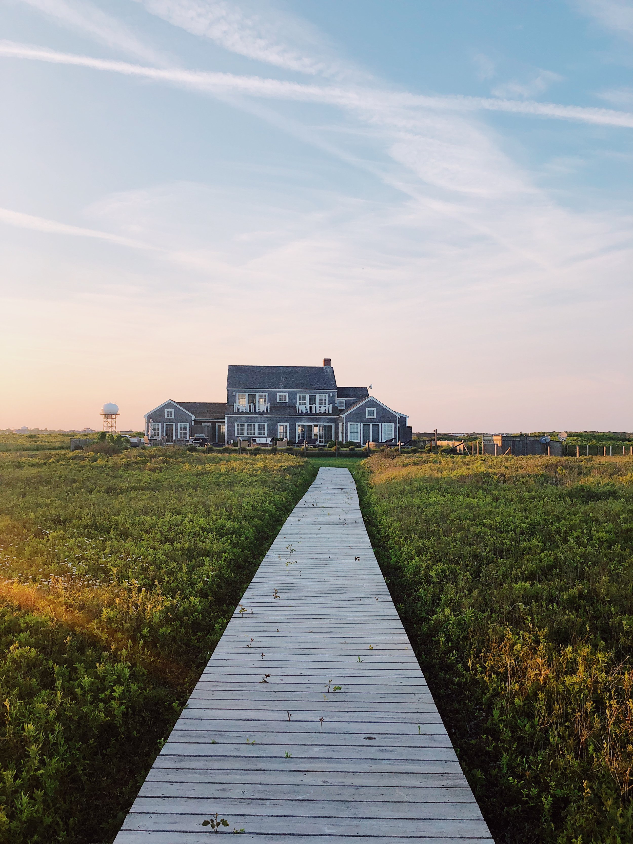 Nantucket at Sunset // House on the water // Cindy Trotta