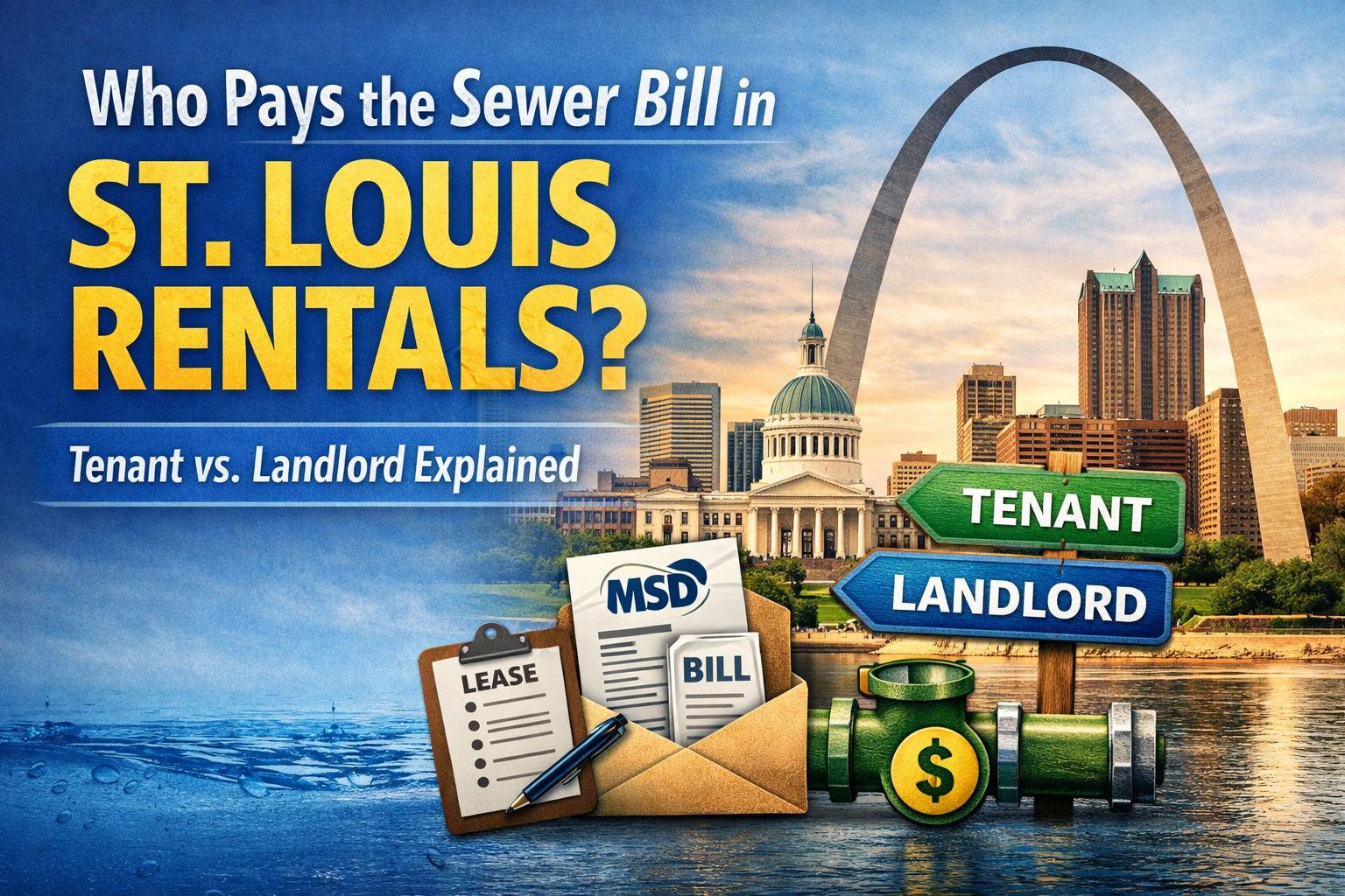 Who Pays the Sewer Bill in St. Louis Rentals?  Tenant Vs. Landlord