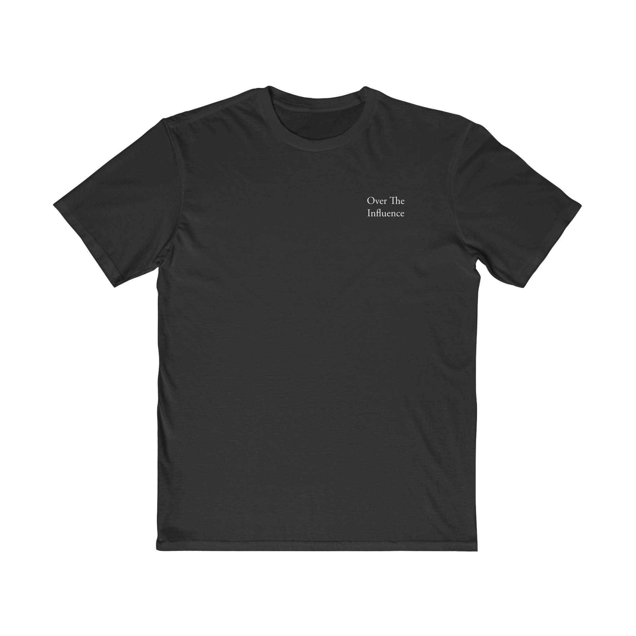 OVER THE INFLUENCE Black T-Shirt