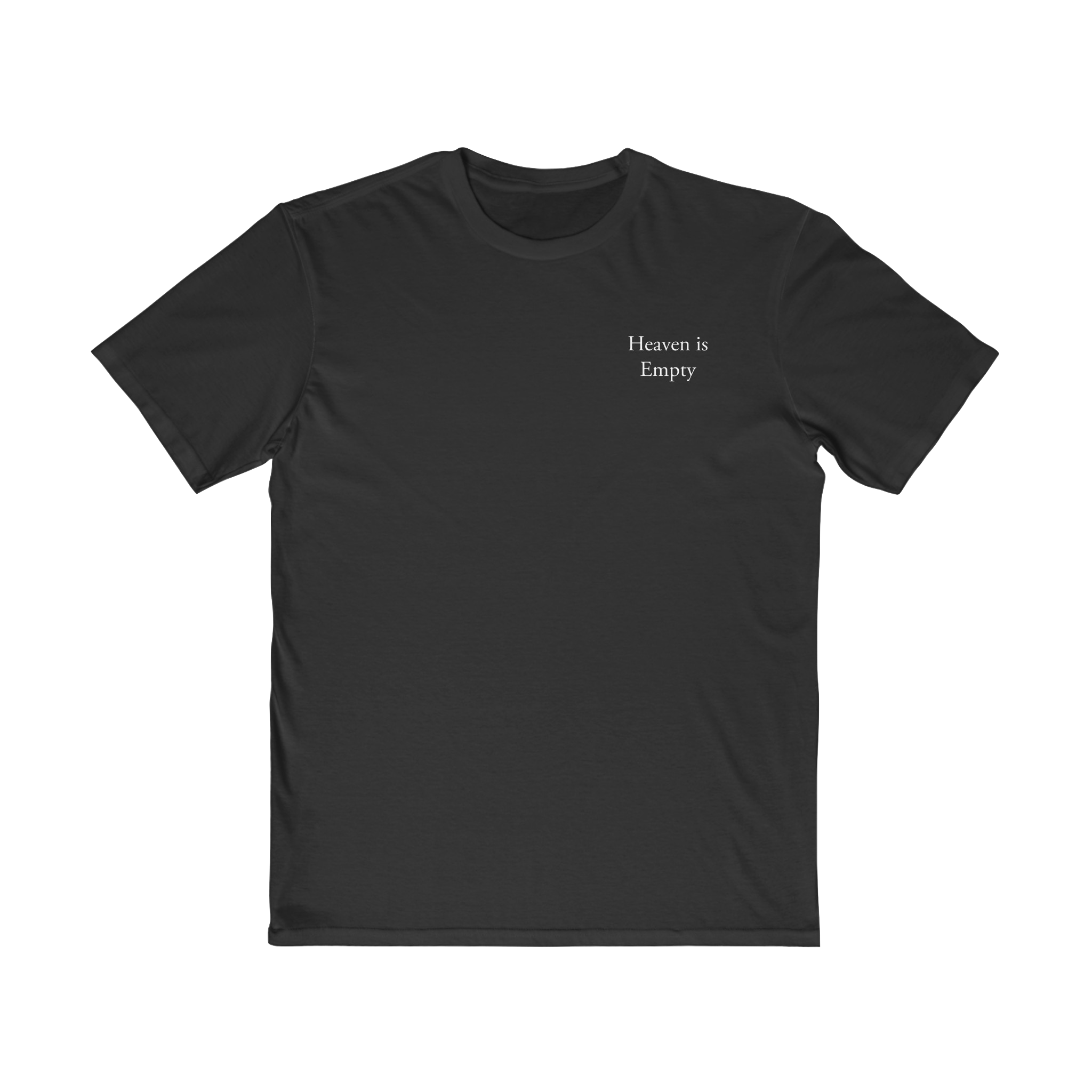 HEAVEN IS EMPTY Black T-Shirt