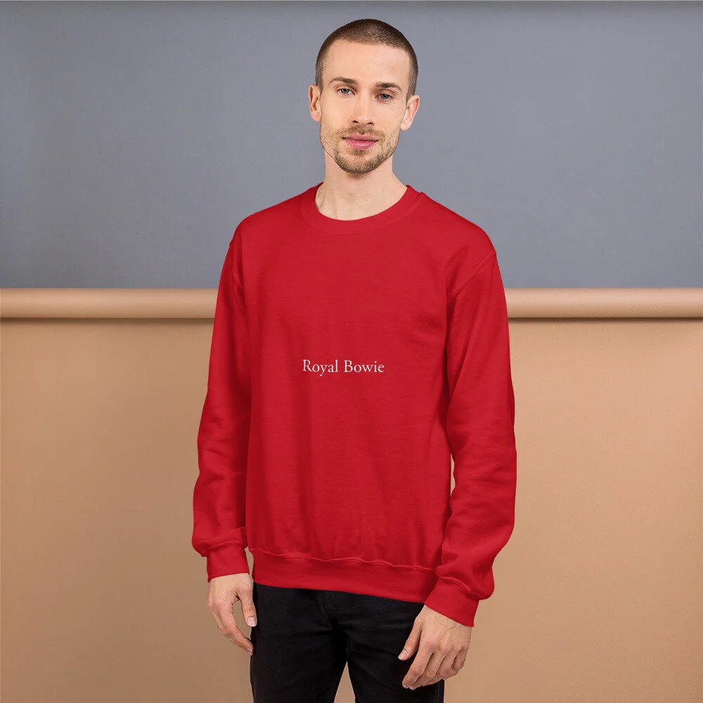 Royal Bowie Unisex Sweatshirt [White Text (4 Colours)]