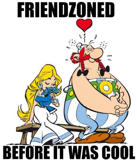 Obelix Riding a Meme