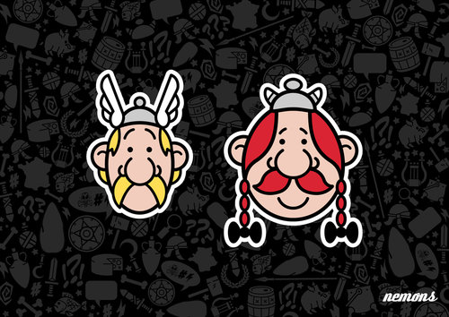 Deviant Art Asterix Head