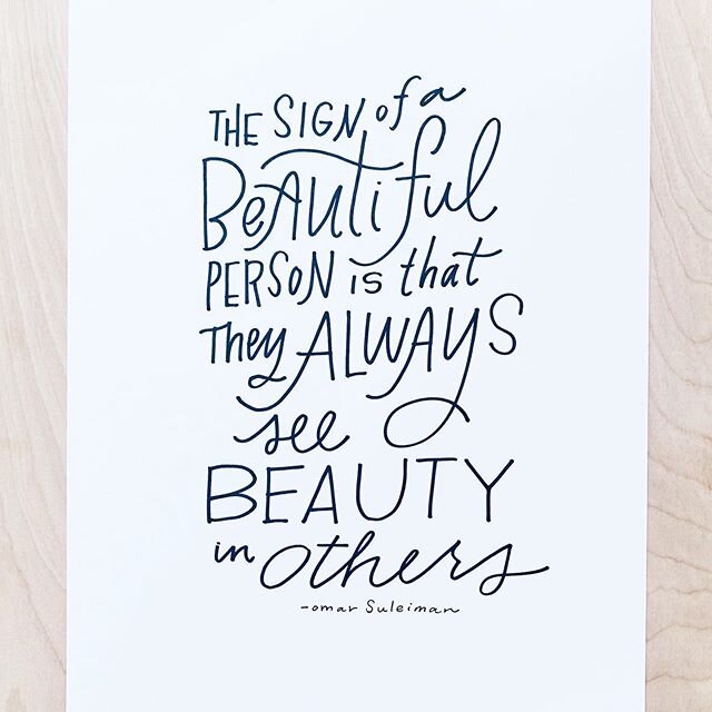The kind of friends I&rsquo;m lucky to have at work. Made this for my friend for her birthday. So lucky to have friends who feel like family supporting me and helping me feel beautiful 💛 #handlettering #design #quote #lettering
