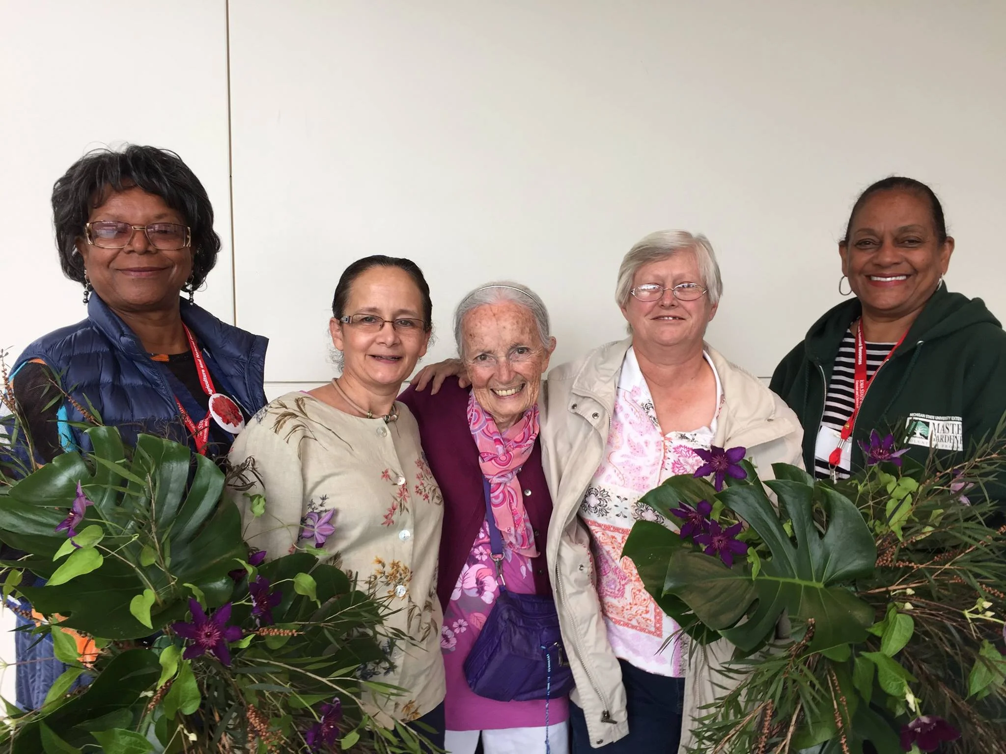 At the international Master Gardener Convention