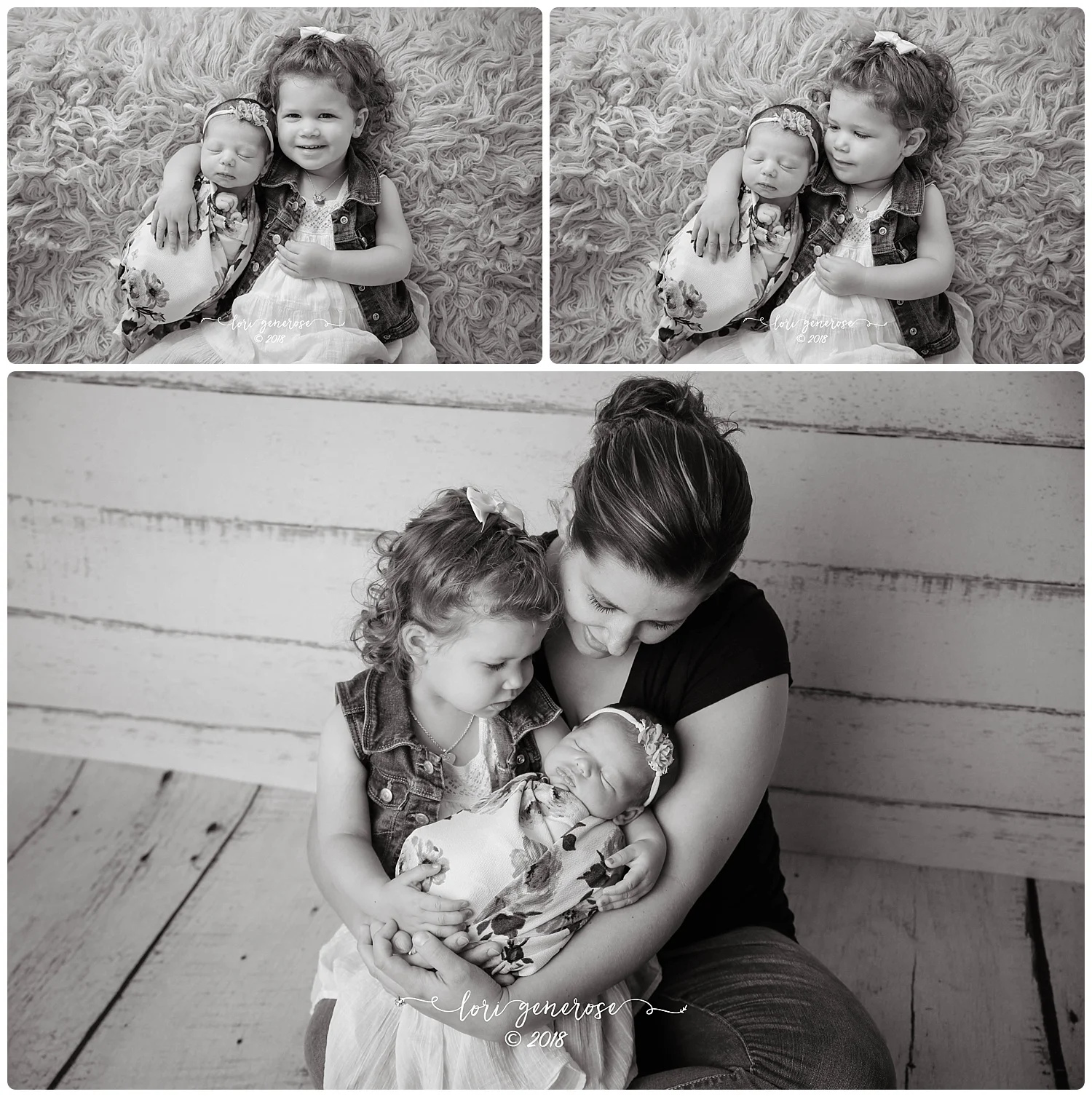 lgphotographylorigenerosenewbornfamilysiblingstudiosessionnewborngirlsistersbigsisterlittlesisterwithmomblackandwhite.jpg