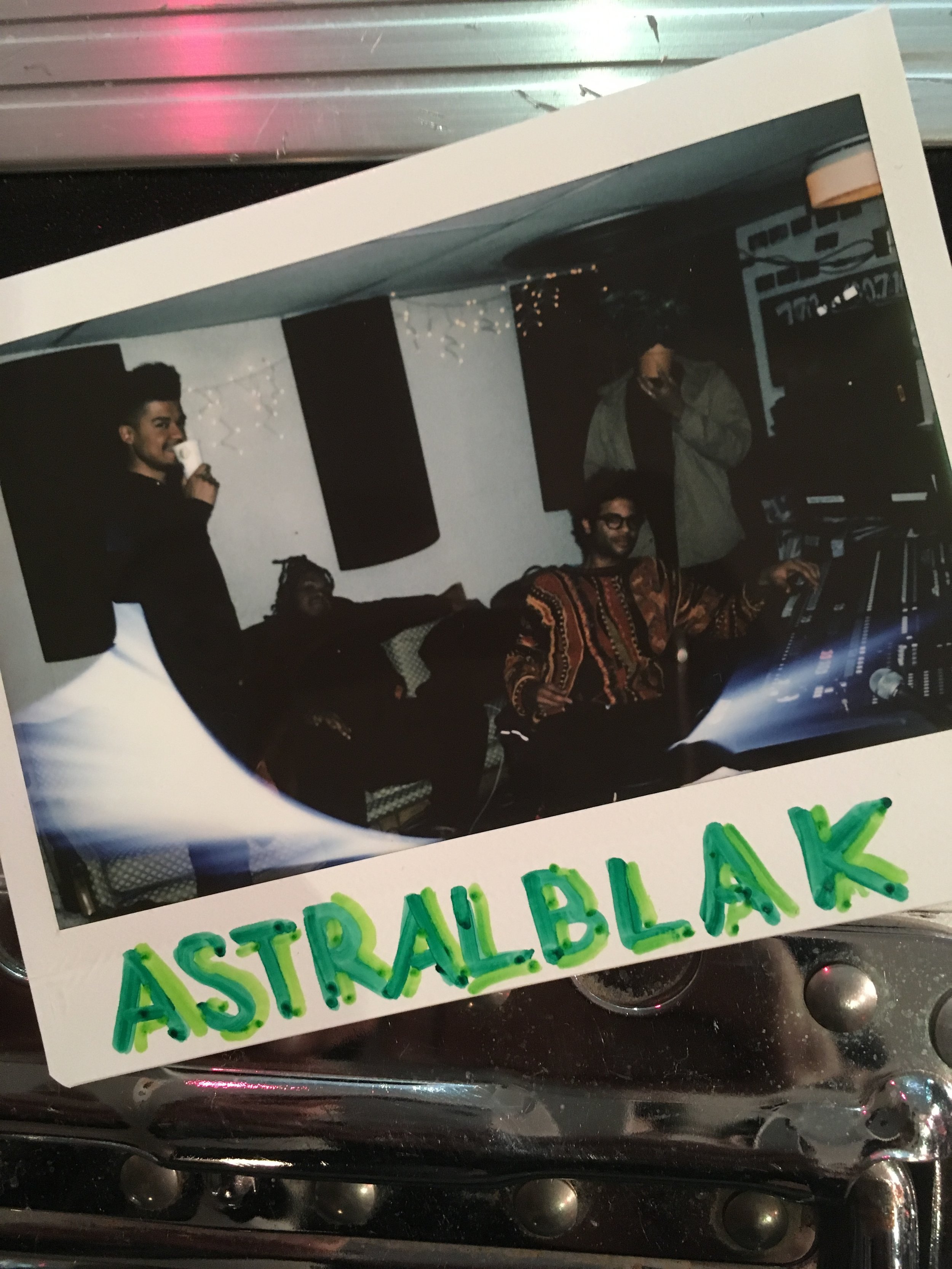 Astralblak Projection Mapping Live On Radio K Sound Verite Records