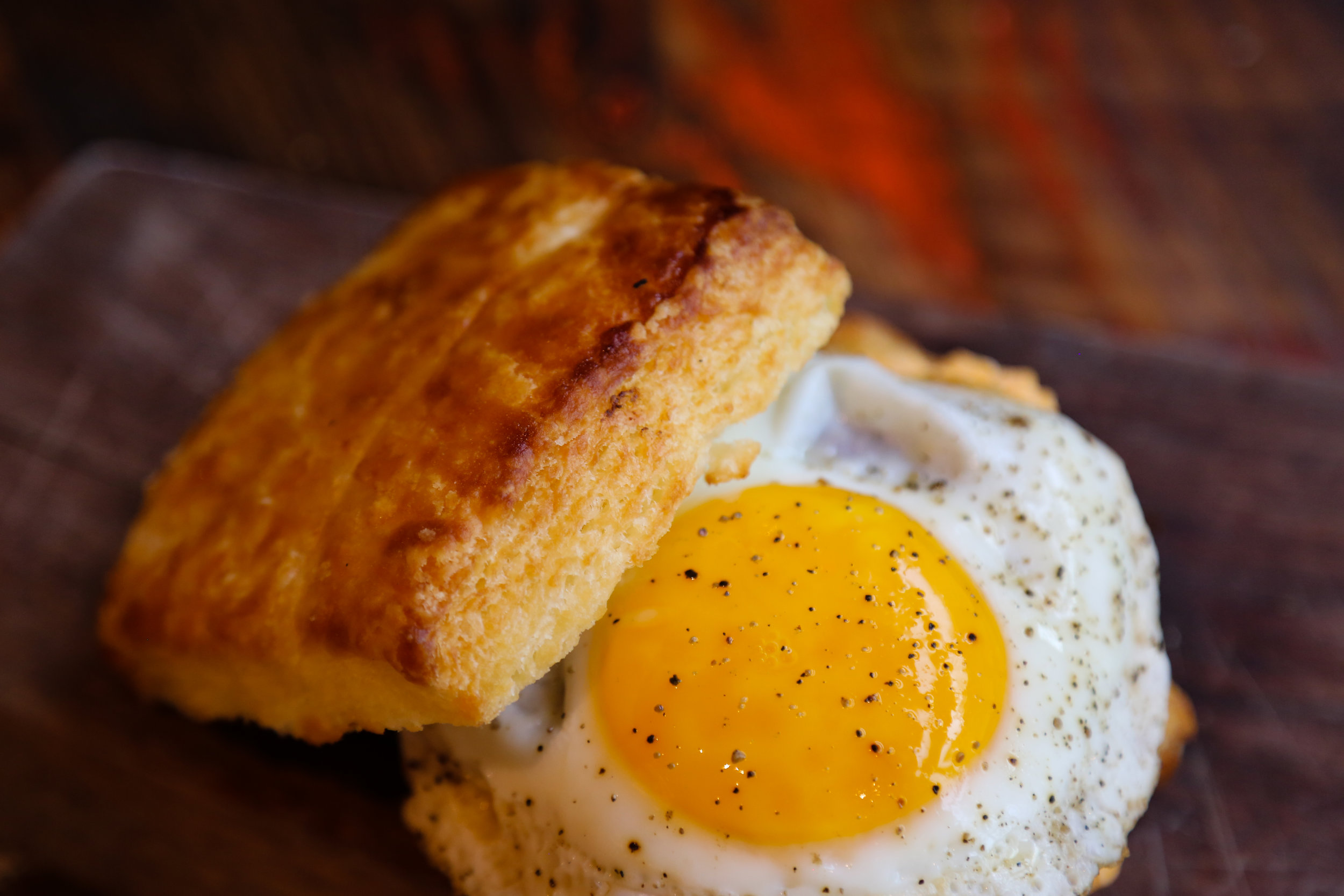 sausage + egg + pimento