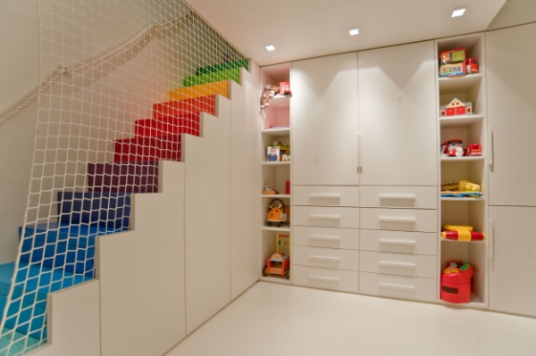 decoration-interior-well-liked-kids-basement-playroom-ideas-with-rainbow-step-stairs-as-well-as-charming-ceiling-to-floors-toys-cabinets-in-modern-white-interior-painted-wall-color-schemes-joyous-pla.jpg