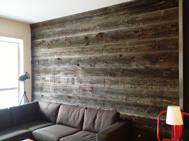 Barn Board Feature Wall Stairhaus Inc Custom Stair Design And Construction Blog - Using Barn Boards For Interior Walls