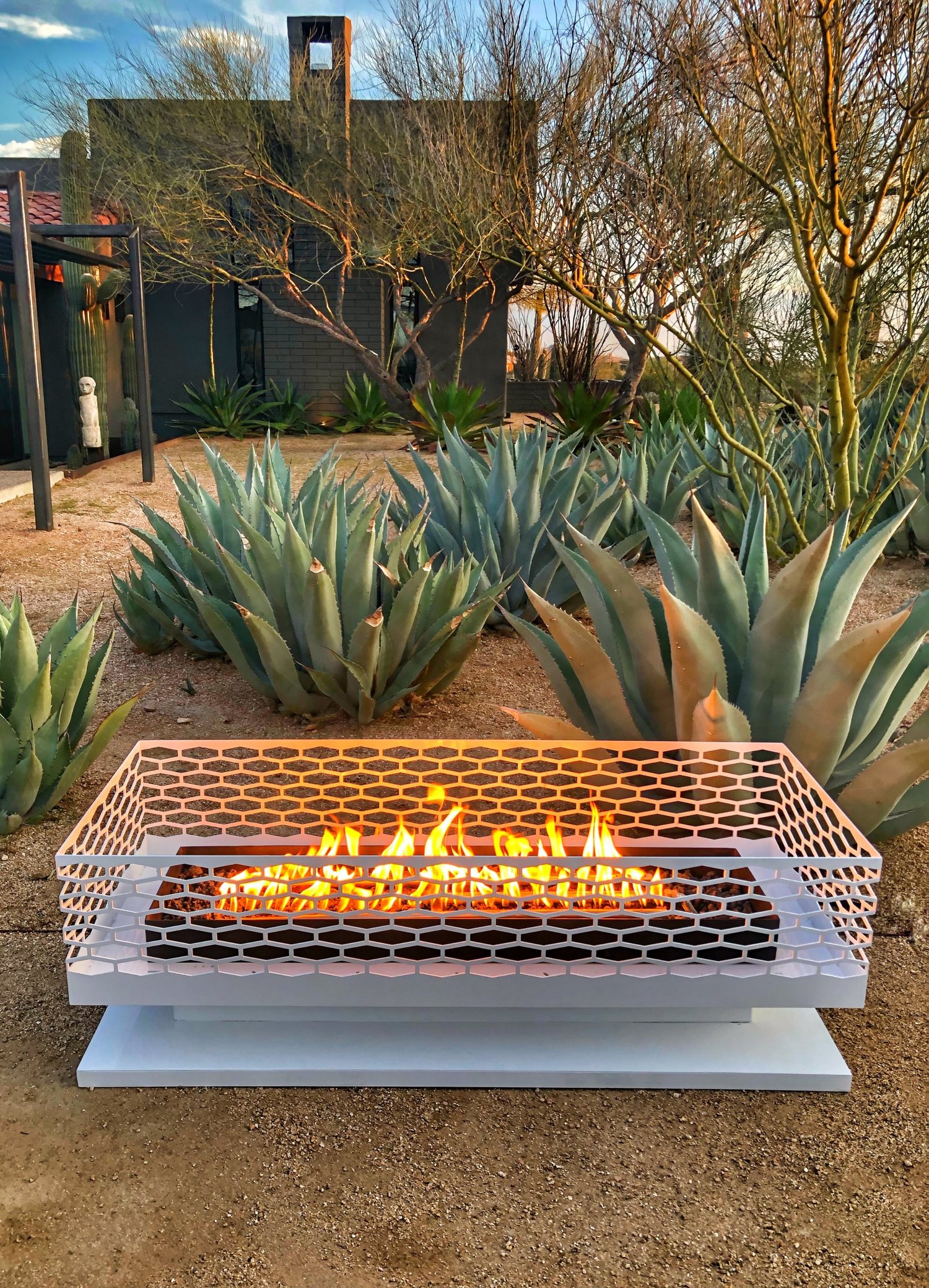 Modfire Modern Outdoor Fireplaces, Outdoor Fireplace Phoenix Az