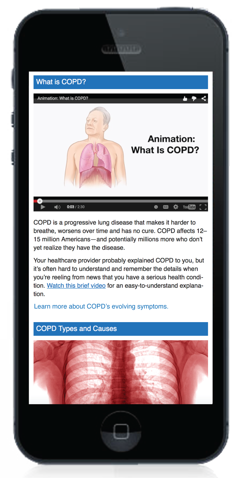 Patients receive targeted digital education from their hospital on any mobile device. 
