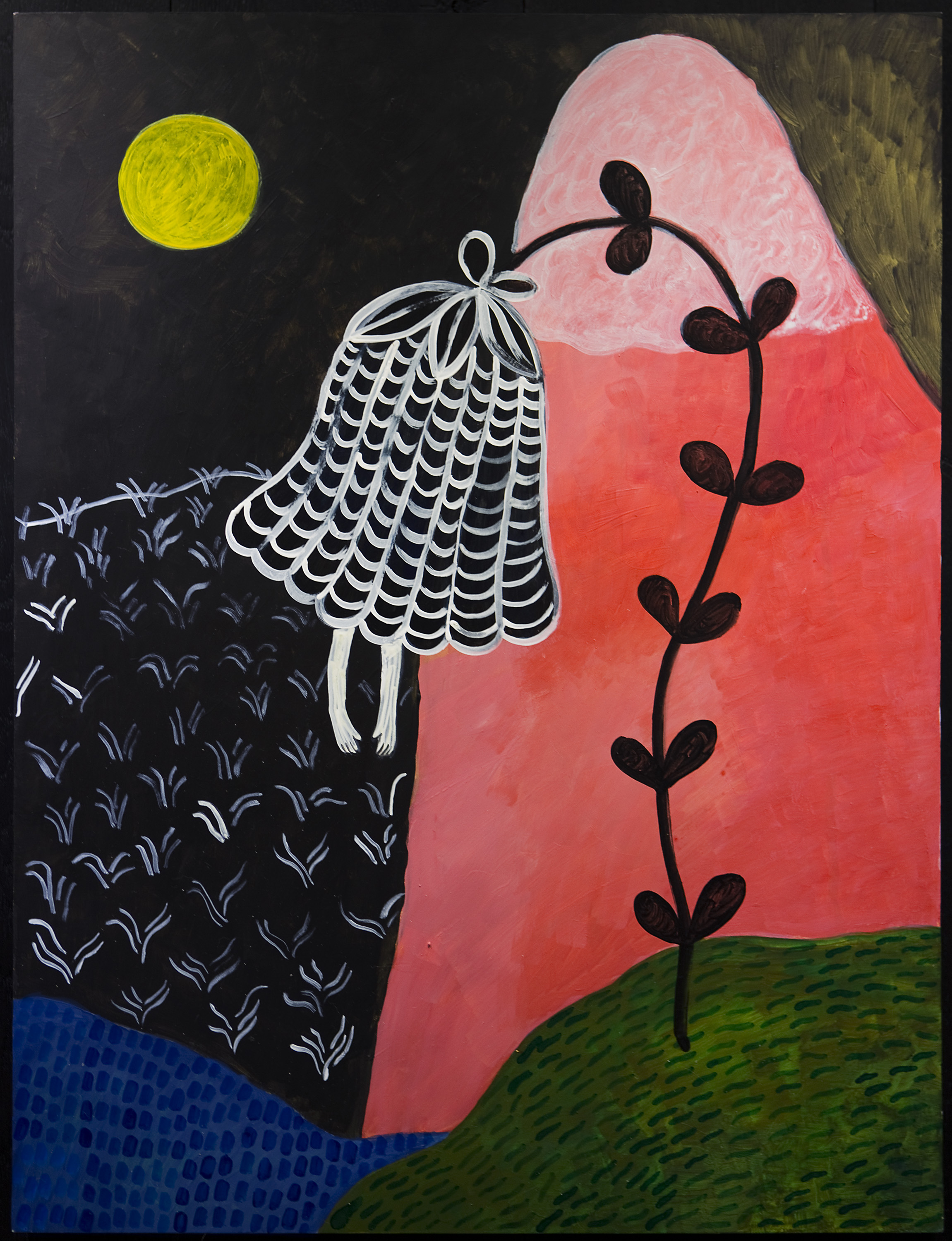 Aum Acrylic on panel