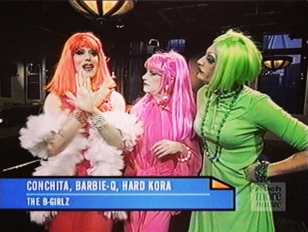 Playing music experts on MuchMoreMusic&rsquo;s &ldquo;Listed&rdquo;. (March, 2003) #bgirlz #flashbackfriday #torontodrag #dragcanada #muchmoremusic