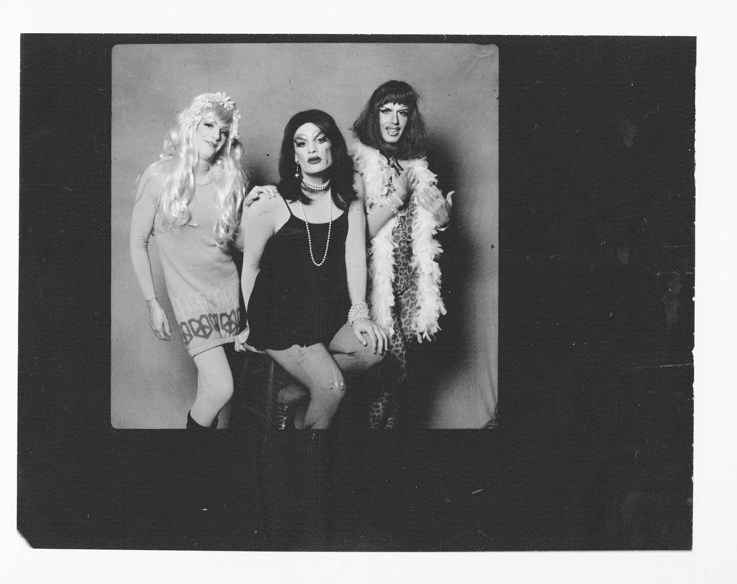 Polaroid test from our first ever promo shots! (Early 1999) #bgirlz #torontodrag #dragcanada #flashbackfriday #polaroid #promoshot