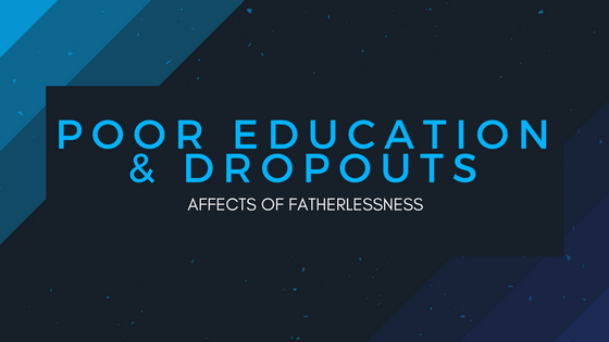“In studies involving over 25,000 children using nationally representative data sets, children who lived with only one parent had lower grade point averages, lower college aspirations, poor attendance records, and higher dropout rates than students who lived with both parents.” – Sara McLanahan, Gary Sandefur, Growing Up With a Single Parent: What Hurts, What Helps.