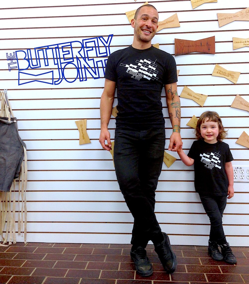 Shirt / SF, Cabrillo Wood Coffee Butterfly CA — / Joint Shop The / The Joint 4411 Shop Butterfly St. (Black)