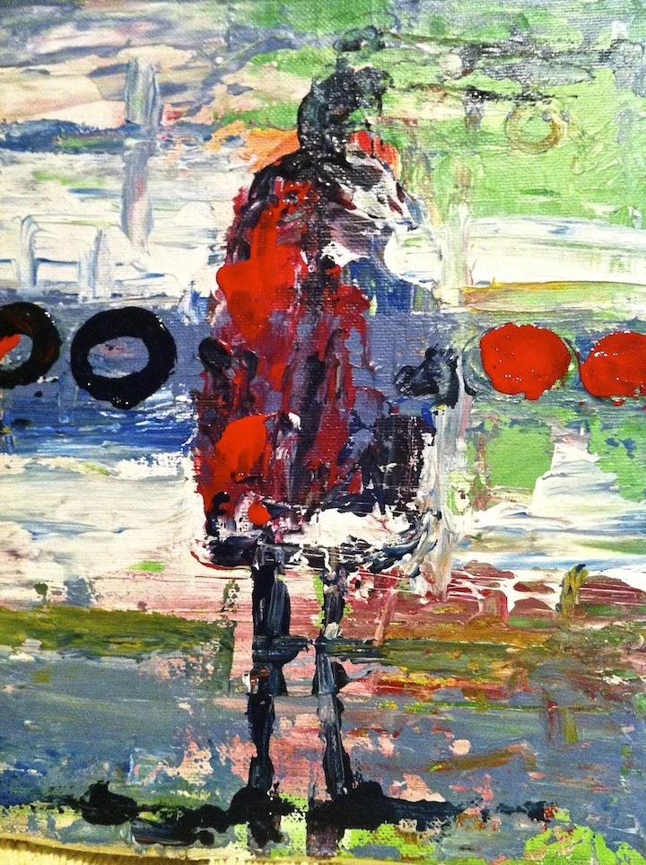 Acrylic on canvas 8" x 10" 