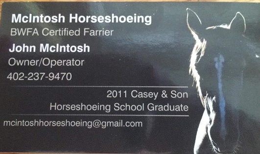 John McIntosh, Blair, Nebraska