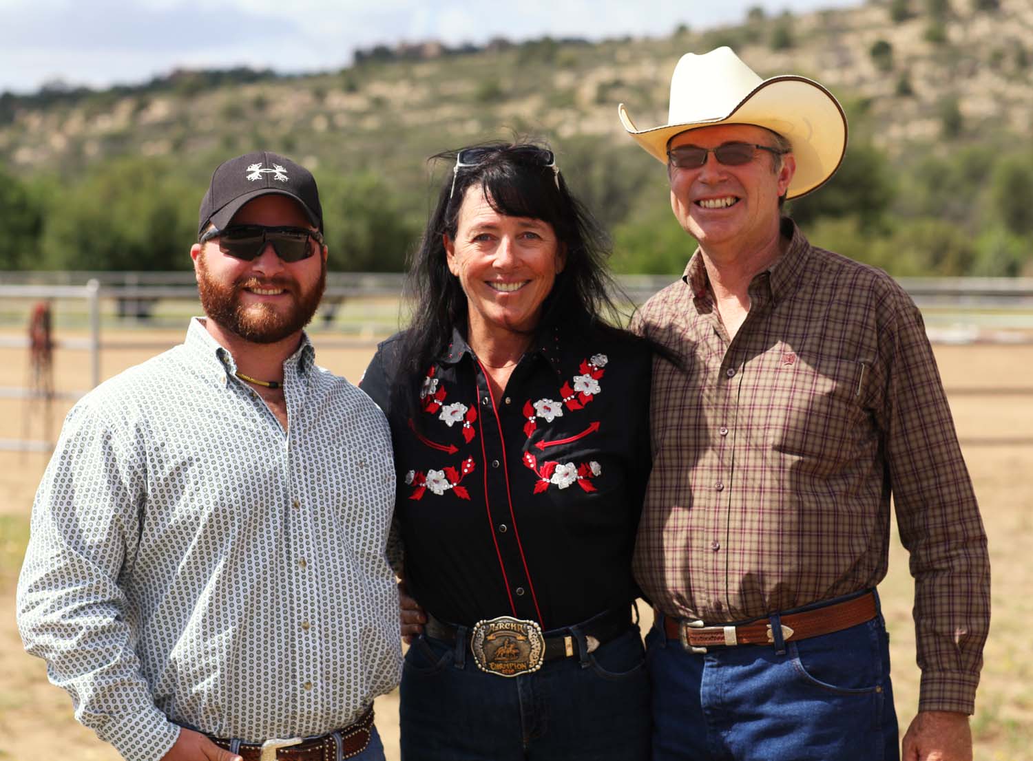 Left to right: Link Casey, Laurel Denton & Barry Denton, Arizona 2011