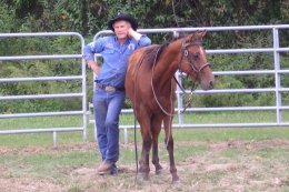 Noavel Headstall Clinic 2000 with Rick Wheat, Inventor, after.jpg