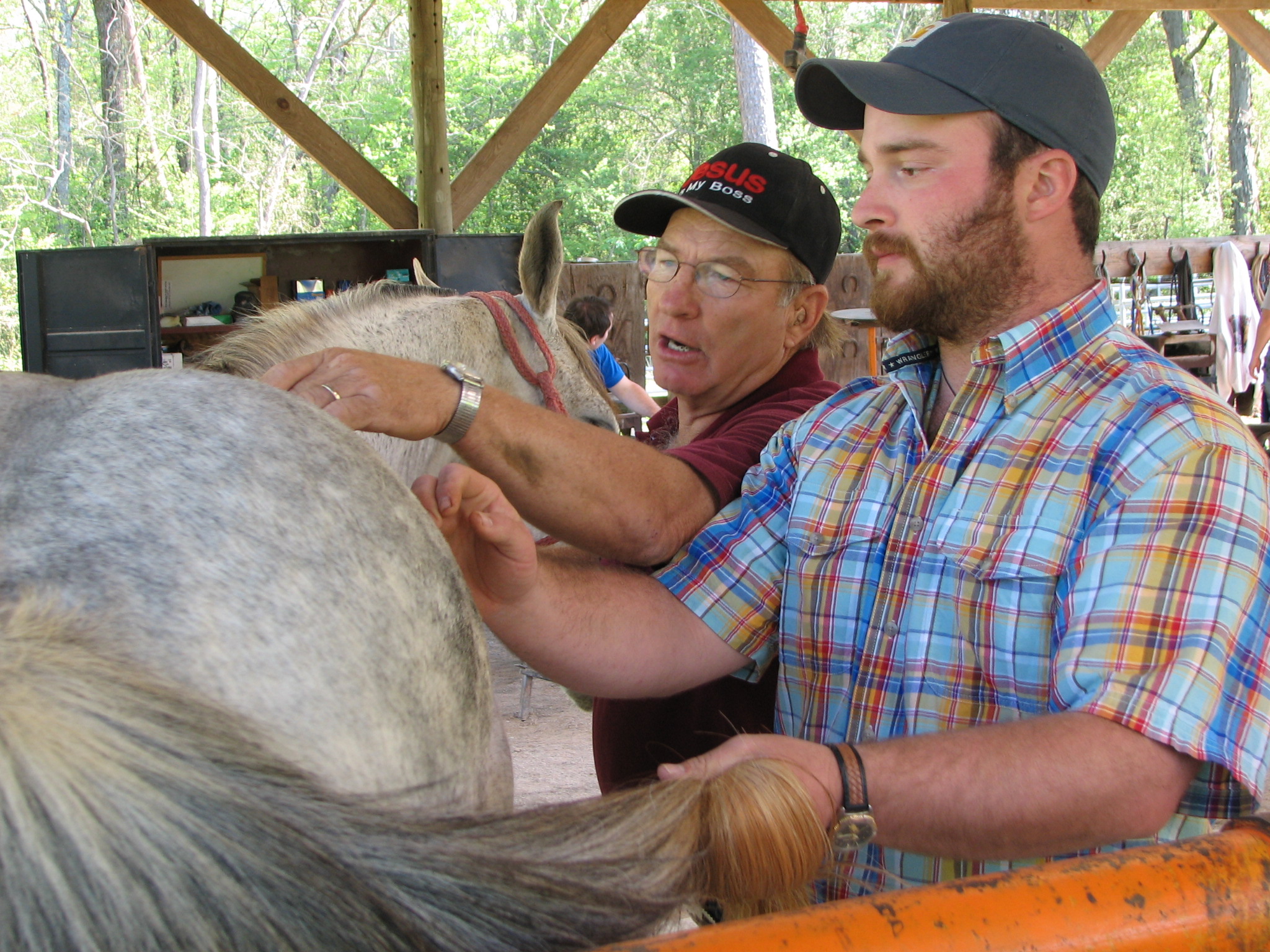 BWFA Hall of Fame Member, Dan Marcum seen here with BWFA President, Link Casey
