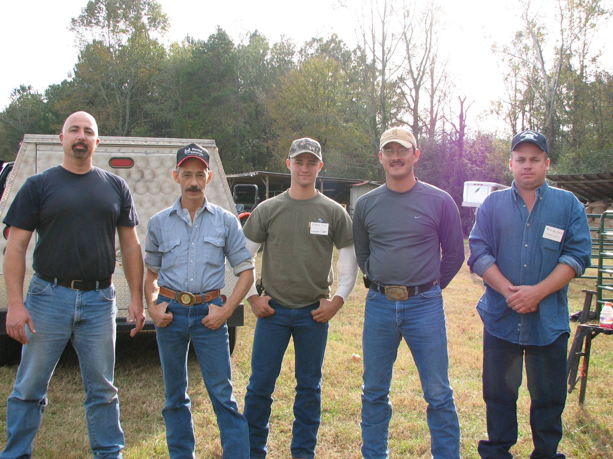 Kelly Case, second from left of ShurShod School Farrier Student Contest 2006