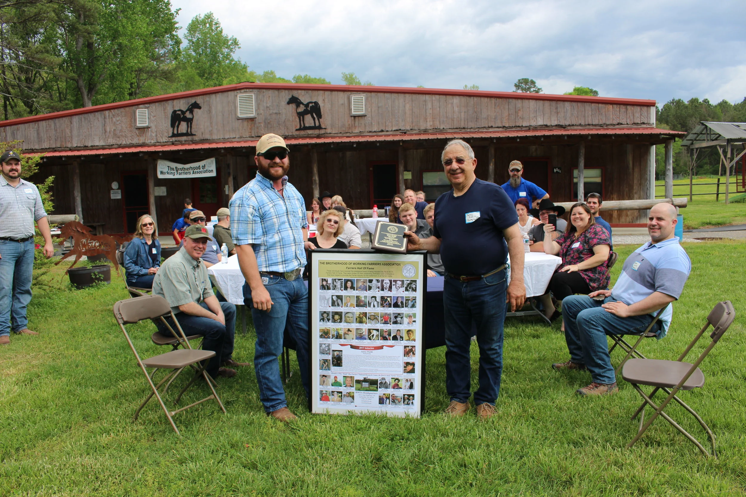 BWFA Farriers Hall of Fame 2017 Induction For Sonny Pistilli, Farrier of PA