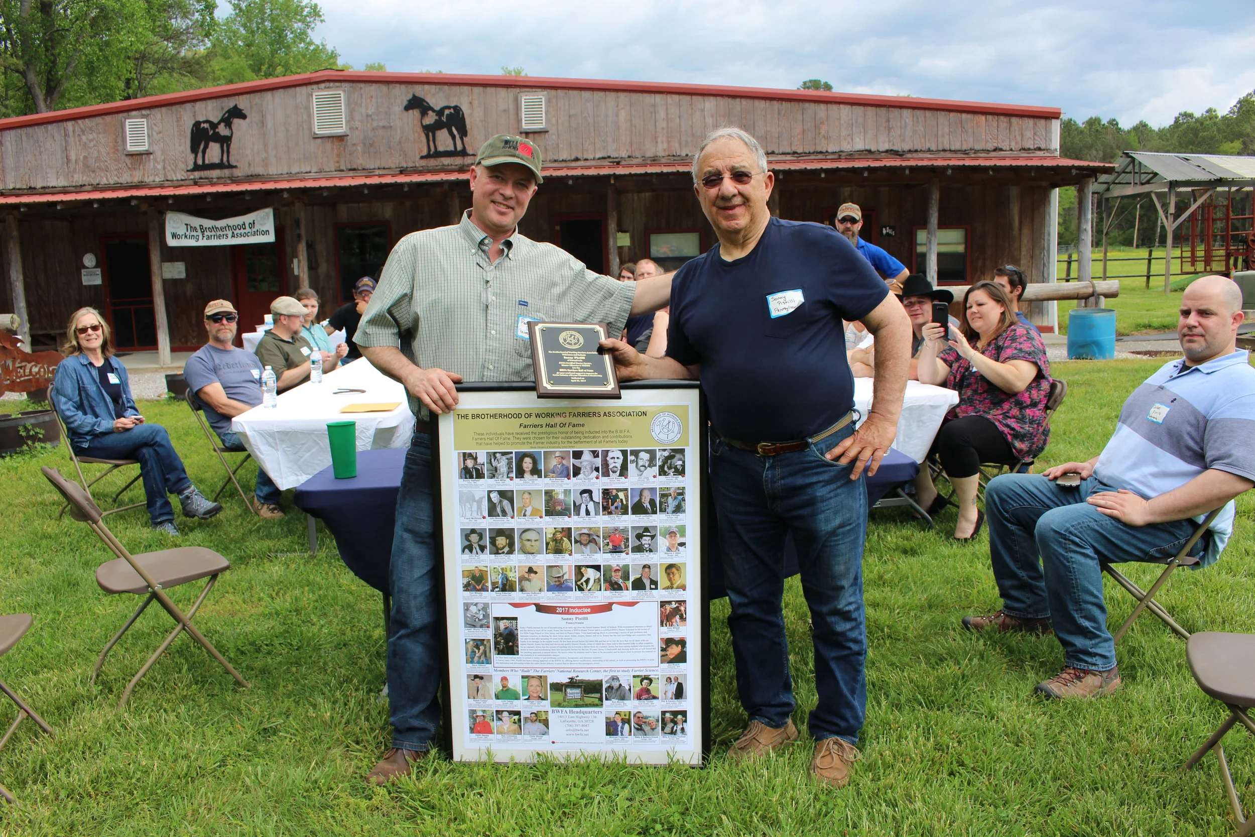 BWFA Farriers Hall of Fame 2017 Induction For Sonny Pistilli, Farrier of PA