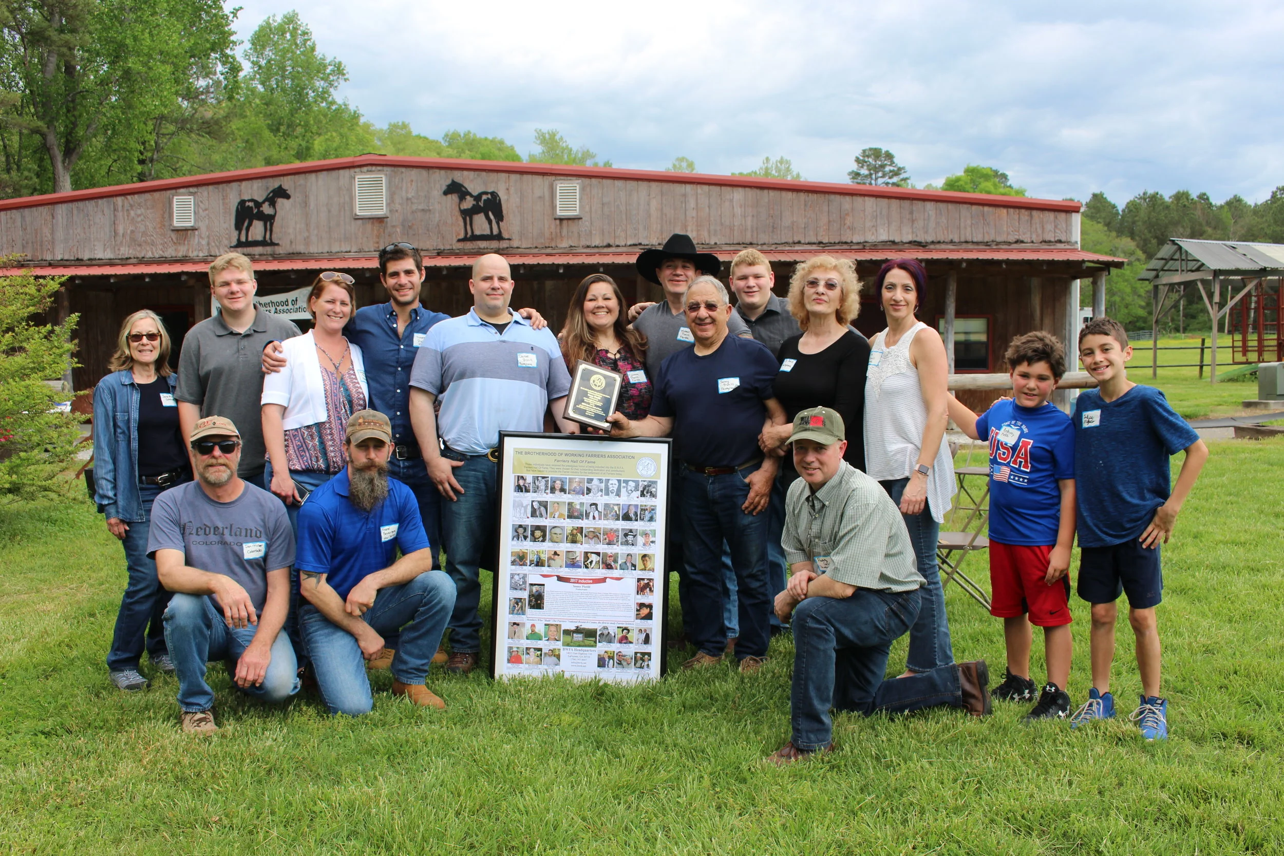 BWFA Farriers Hall of Fame 2017 Induction For Sonny Pistilli, Farrier of PA