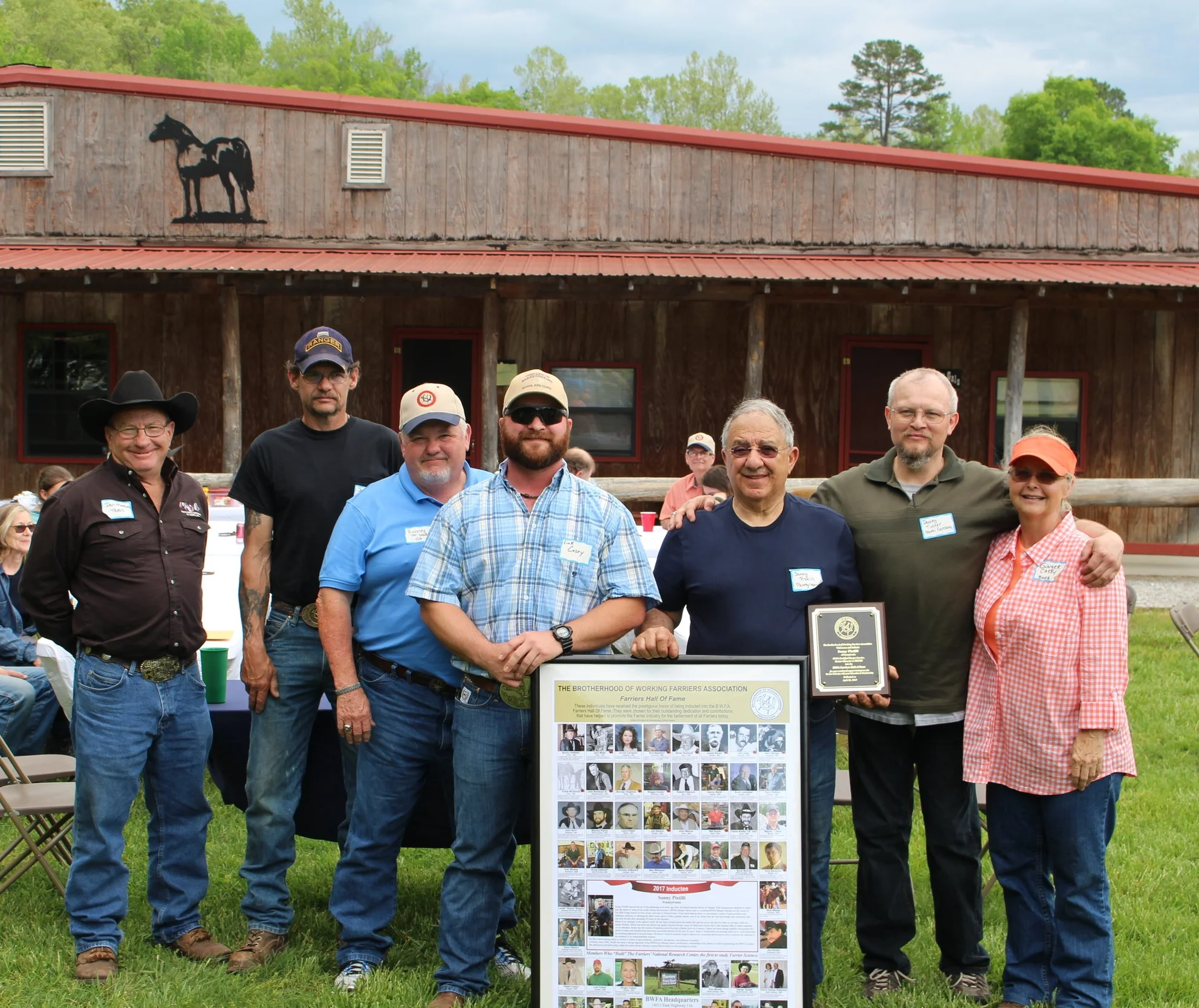 BWFA Farriers Hall of Fame 2017 Induction For Sonny Pistilli, Farrier of PA