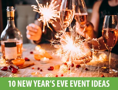 All the decades have been done. Gatsby-mania is gone. Pirates are passé. You’re fresh out of interesting ideas for your New Year’s Eve party theme. Fear not. To make sure your party is all anyone talks about in 2019, we’ve put together a list of 10 creative and on-trend theme ideas for your 2018 New Year’s Eve event. 1. Diet Starts Tomorrow We all know the drill: In January, we diet. But it’s December 31st, so tonight let’s go down in a blaze of glory. This theme lets guests indulge in all the good stuff in a fun blowout before their New Year’s resolutions start. Think decadent cocktails, doughnuts walls, and fried food galore. 2. Time Travellers’ Ball This theme is the ultimate fancy dress party. Instead of limiting costumes to a single decade, your “time travelling” guests can take inspiration from a person or style from any year, past or present. Dinosaurs, ancient Egypt, famous historical figures and pop icons — the possibilities are endless. 3. Candy Crush In 2018, the world had an obsession with all things sweet and colourful. Immersive exhibitions like Sugar Republic and Museum of Ice-Cream were insanely popular and everyone wanted to fill their Instagram feeds with pops of candy colour. Tap this trend for your NYE party by theming it with all things bright and colourful — and a dessert table filled with sweet treats. 4. Heroes & Villains An oldie but a goodie. With the non-stop release of superhero movies in 2018, comic books are on trend and provide great costume choices for themed New Year’s parties. 5. Bubbles & Bowties For a modern take on a sophisticated black-tie soiree, try “Bubbles & Bowties”. Guests are encouraged to dress in formal wear for a champagne-filled event. Mix it up with trendy varietals like Prosecco and natural sparkling wine, Pétillant-naturel. 6. The Best of 2018 Celebrate the close of 2018 with everything that got people talking throughout the year. From the royal wedding to Beyonce and Jay-Z’s pastel powersuits, this theme encourages guests to dress as an iconic moment or person from the year. Think pop-culture references, major events, political statements, and celebrity deaths. 7. Disney Dance Did you know Mickey Mouse turned 90 this year? Celebrate with a red, black, and white themed Mickey Mouse party, or a Disney theme where guests dress as their favourite classic character. Styling will be a breeze, with retail stores filling with goods to mark the 90th anniversary year. 8. Glitter Gala For an event that shimmers and shines, you can’t go past a glitter theme this New Year’s Eve. Encourage guests to dress with sparkle and offer glitter face or body painting on site. Need a quirky idea to raise money for charity? Dare bearded guests to donate their facial hair and wear a glitter beard if you hit a fundraising target. 9. Musical Magic The smash-hit movie, La La Land, reinvigorated the world’s love of musicals. Celebrate New Year’s Eve with a musical themed event, encouraging guests to dress as their favourite musical characters. Karaoke or a ‘Sing-A-Long’ musical screening is a must. 10. Tourist Trap For a fun take on the classic beach theme, dress your event space as an airport lounge, hotel lobby, or resort bar and ask guests to dress as summer holiday tourists. Think selfie-sticks, Hawaiian shirts, palm-print maxi-dresses, and wearing socks with sandals.