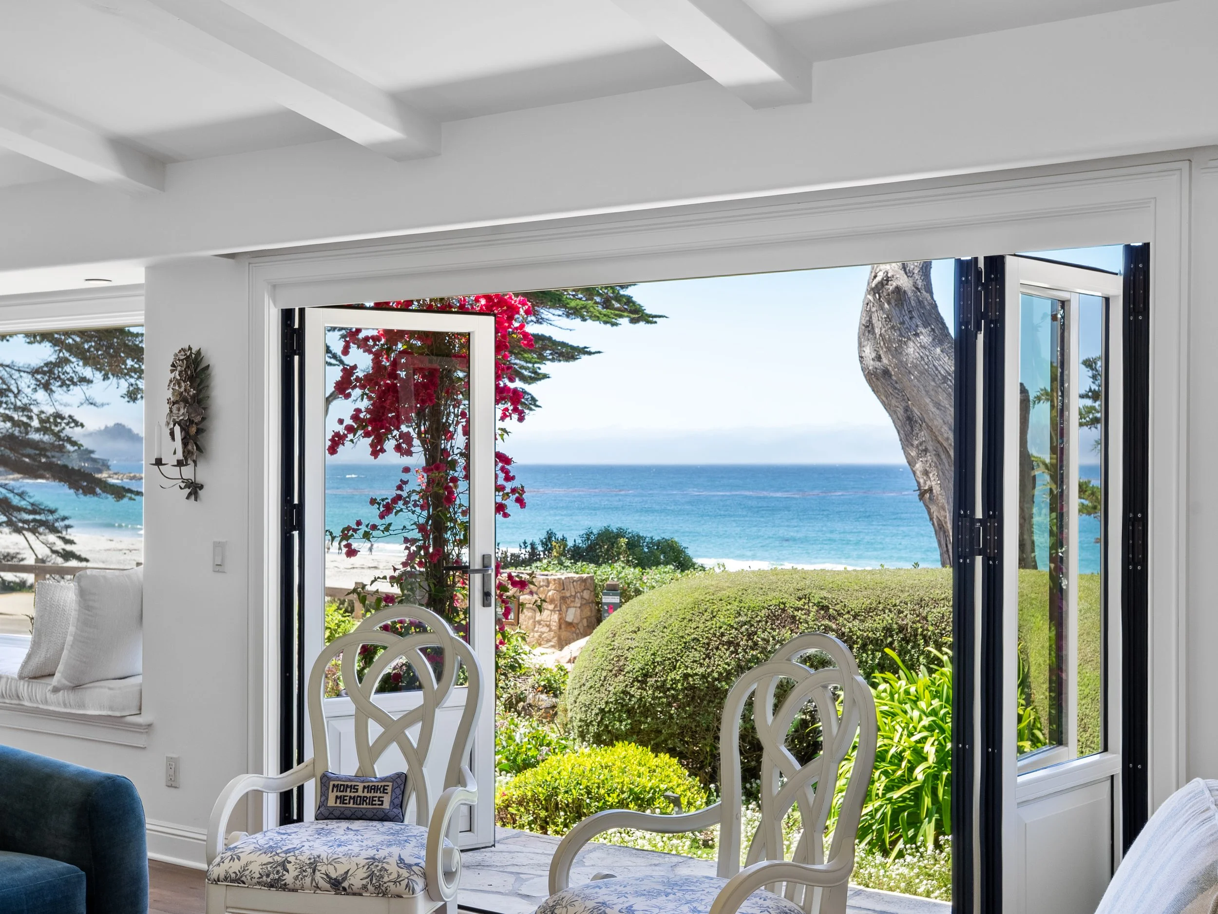 &nbsp;View above Carmel Beach from living room of Scenic 8 s.e. of 8th, Carmel, CA