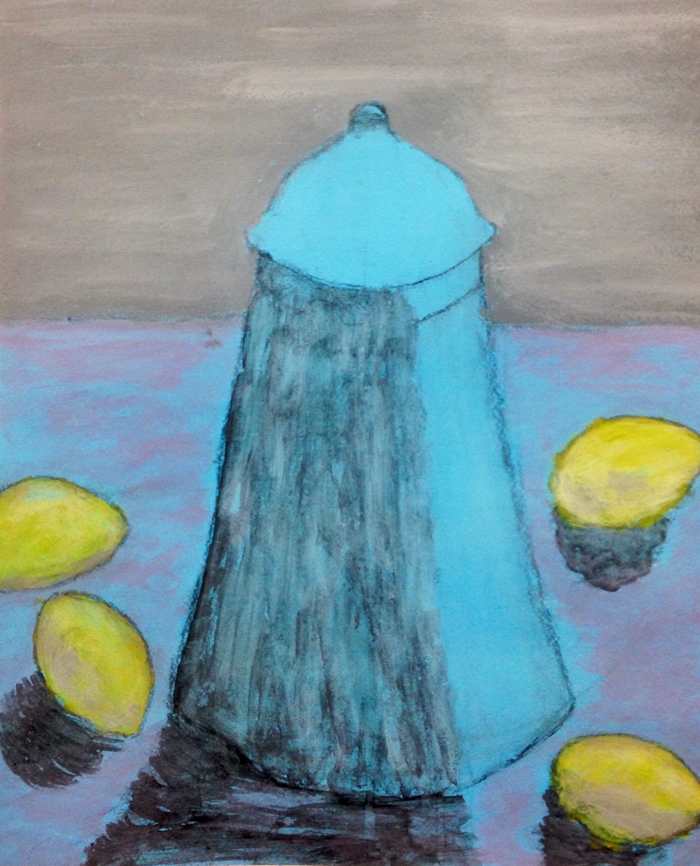 "Cerulean Lemon" Acrylic 24x18