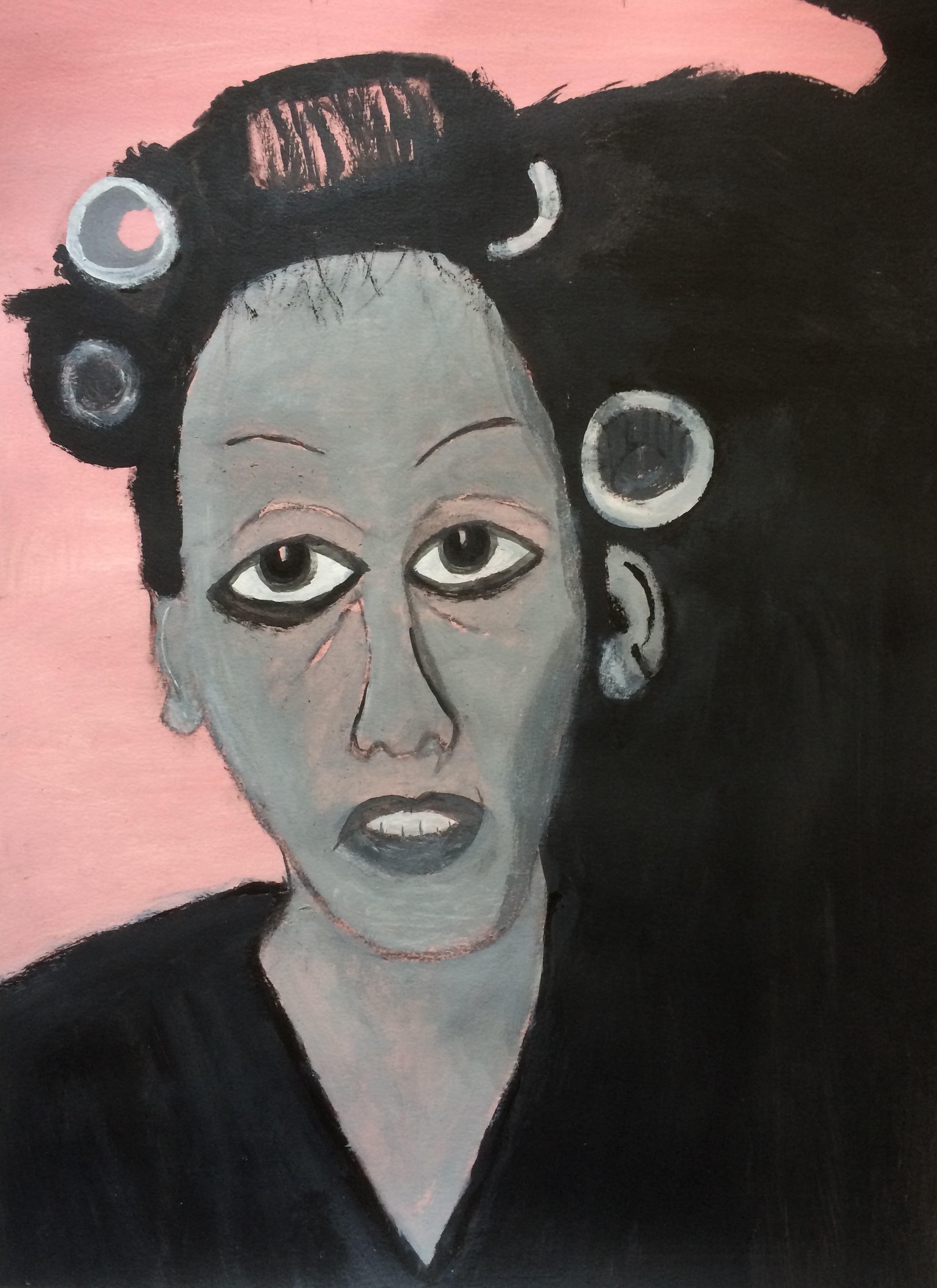 "Curled" Acrylic 24x18