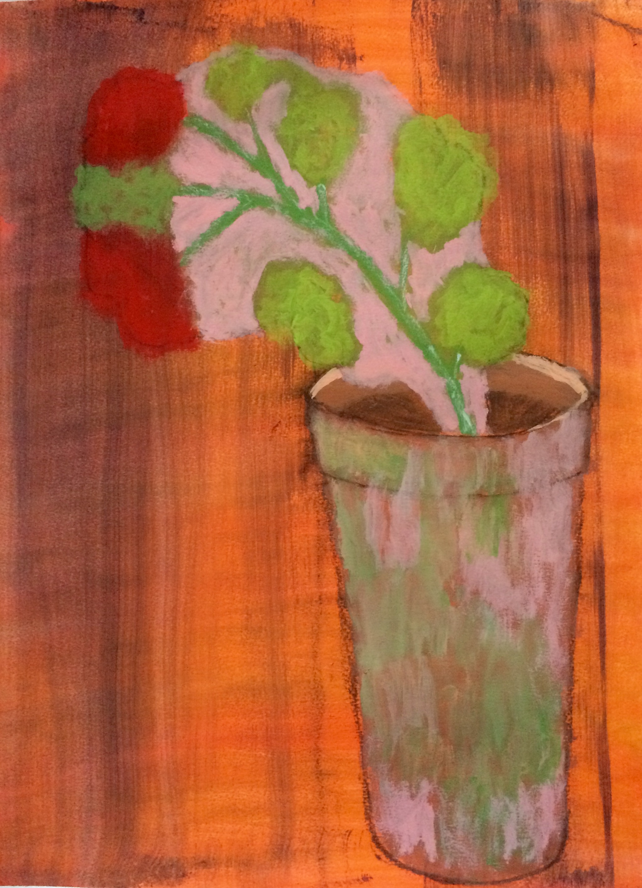 "Gardenia" Acrylic 24x18