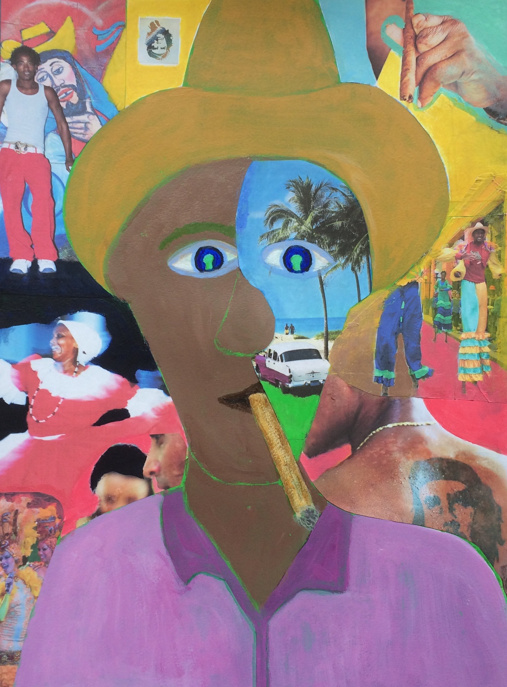 "Cuba" Mixed Media 24x18
