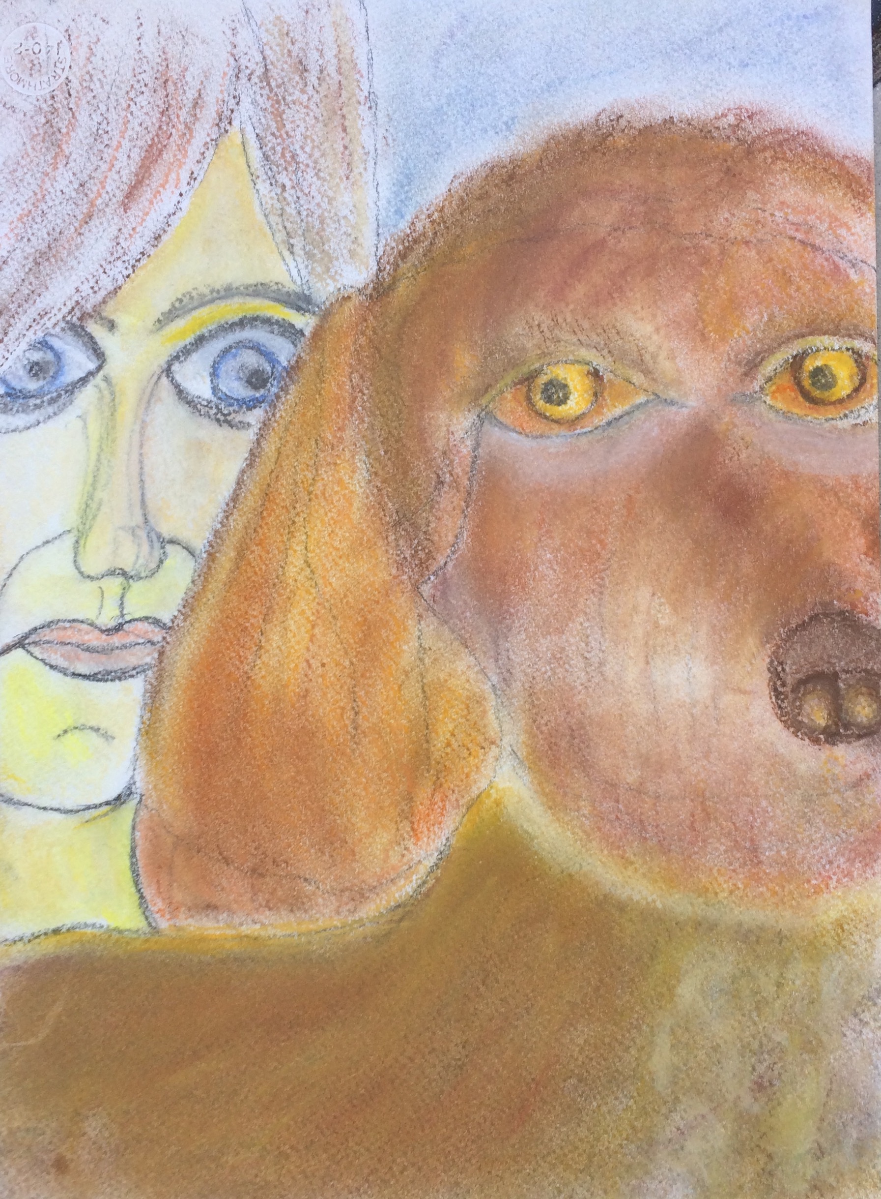 "I Zooey" Pastel & Charcoal 12x9