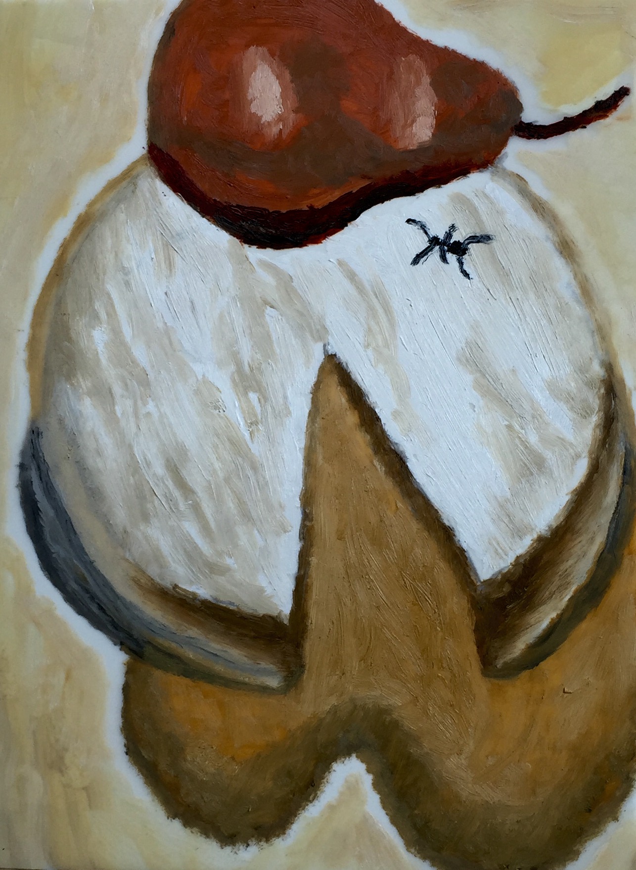 "Debugged" Oil on Mylar 12x9