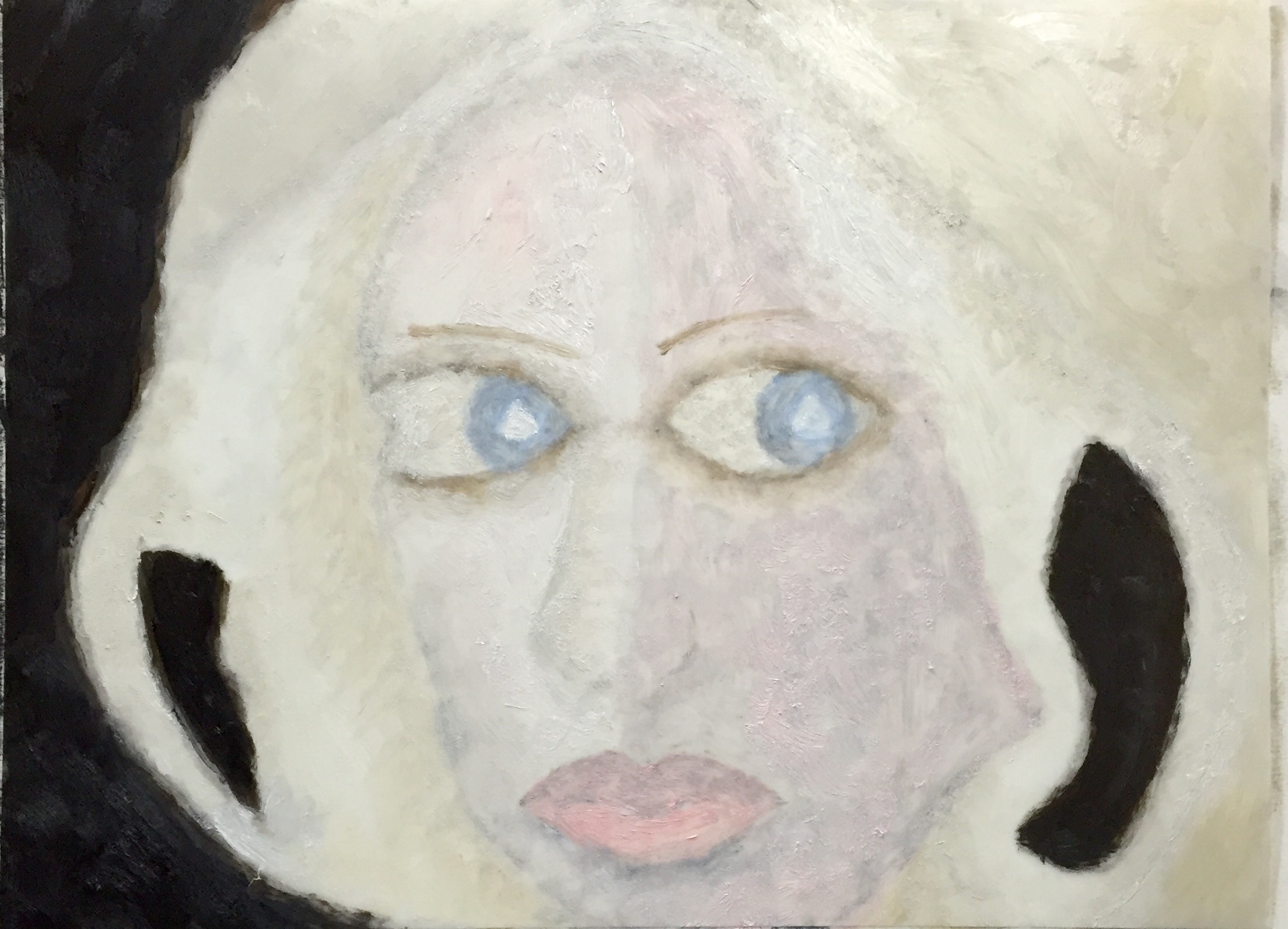 "Pearl" Oil on Mylar 12x9