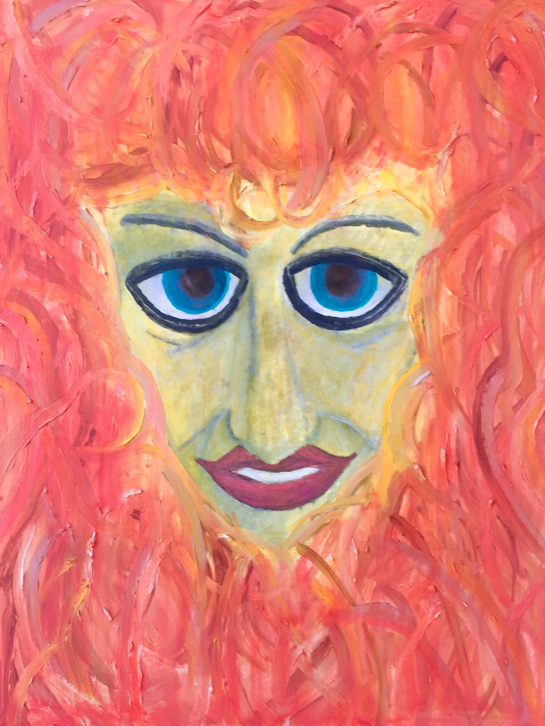 "Baby Jane" Oil on Wood Panel 24x18
