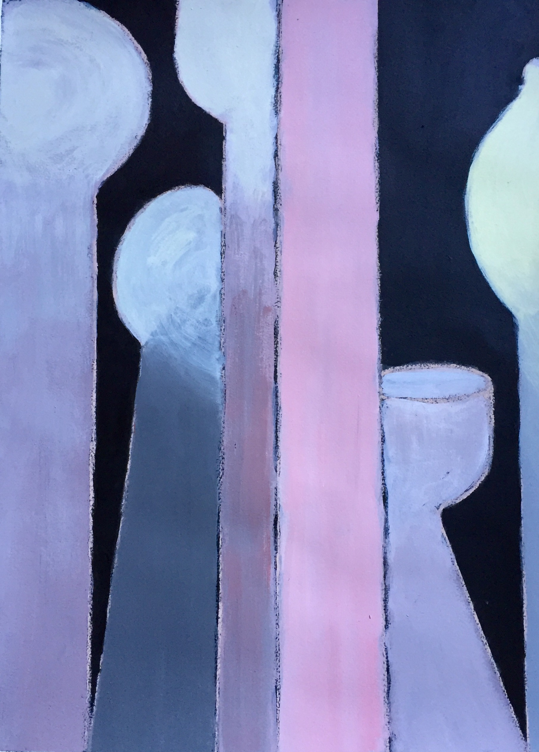 "Euclid's Heart" Acrylic 24x18