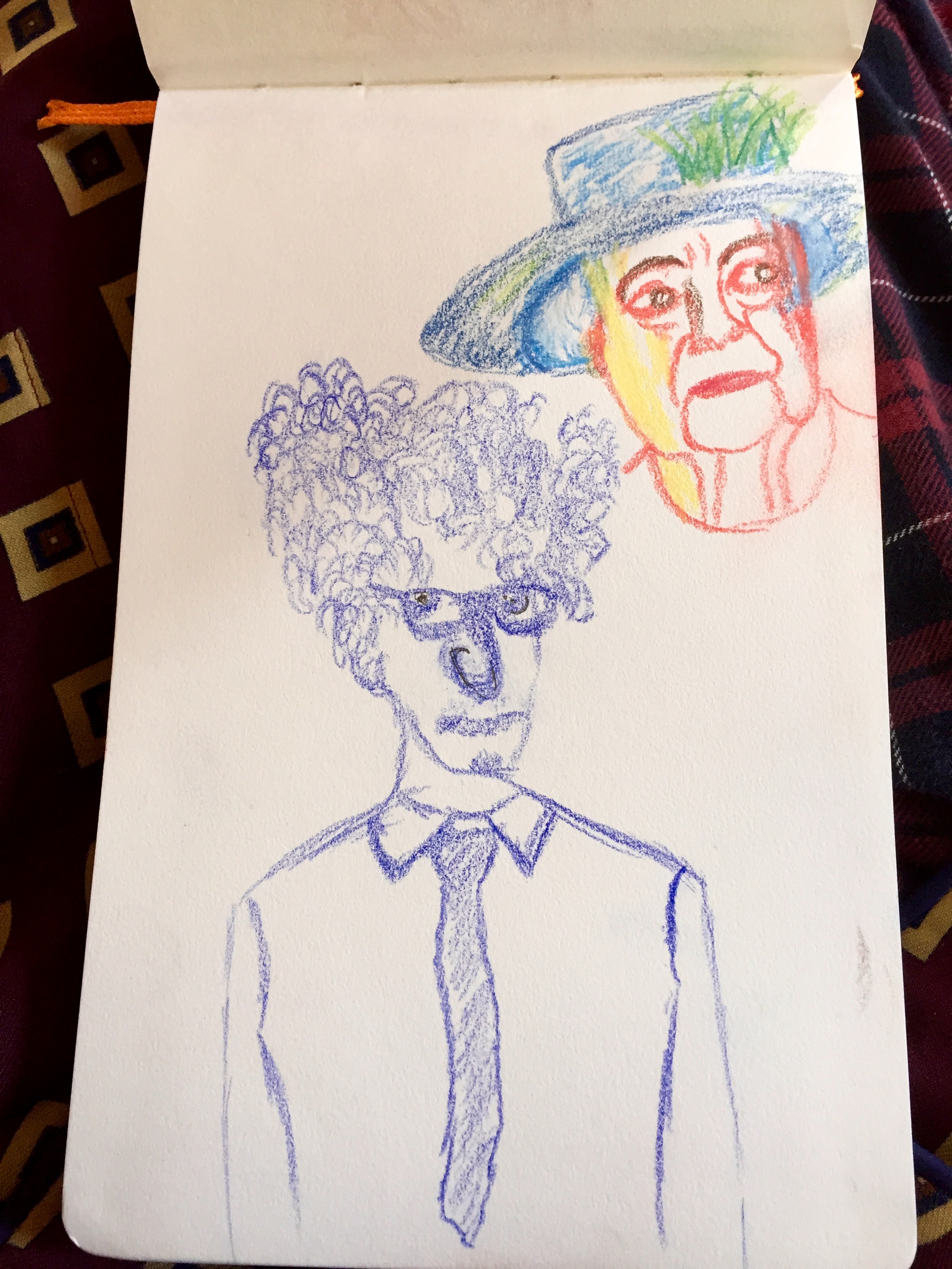 "Keian and Lillibet" Pen & Pencil