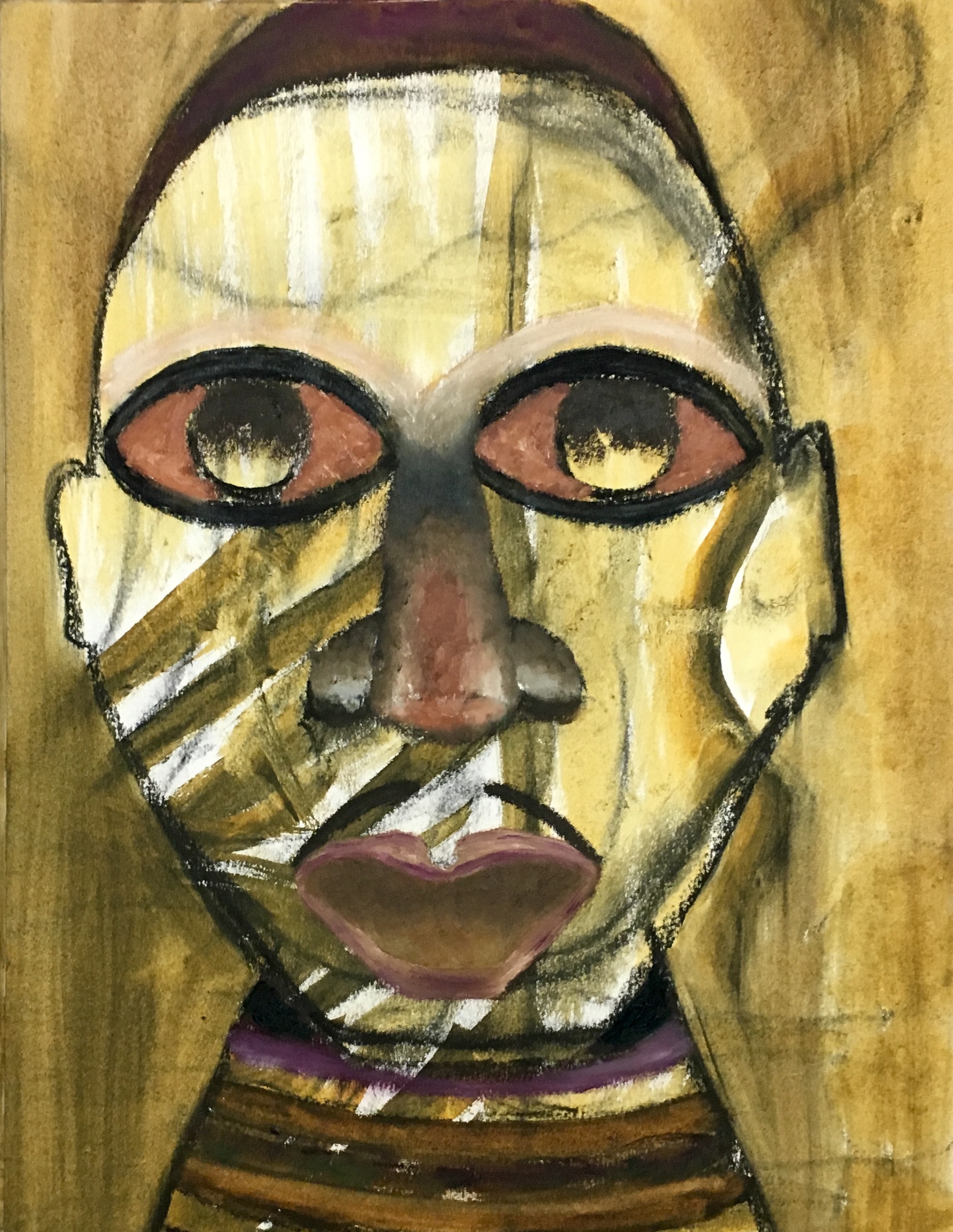 "Notorious RBG" Oil On Paper 16x12