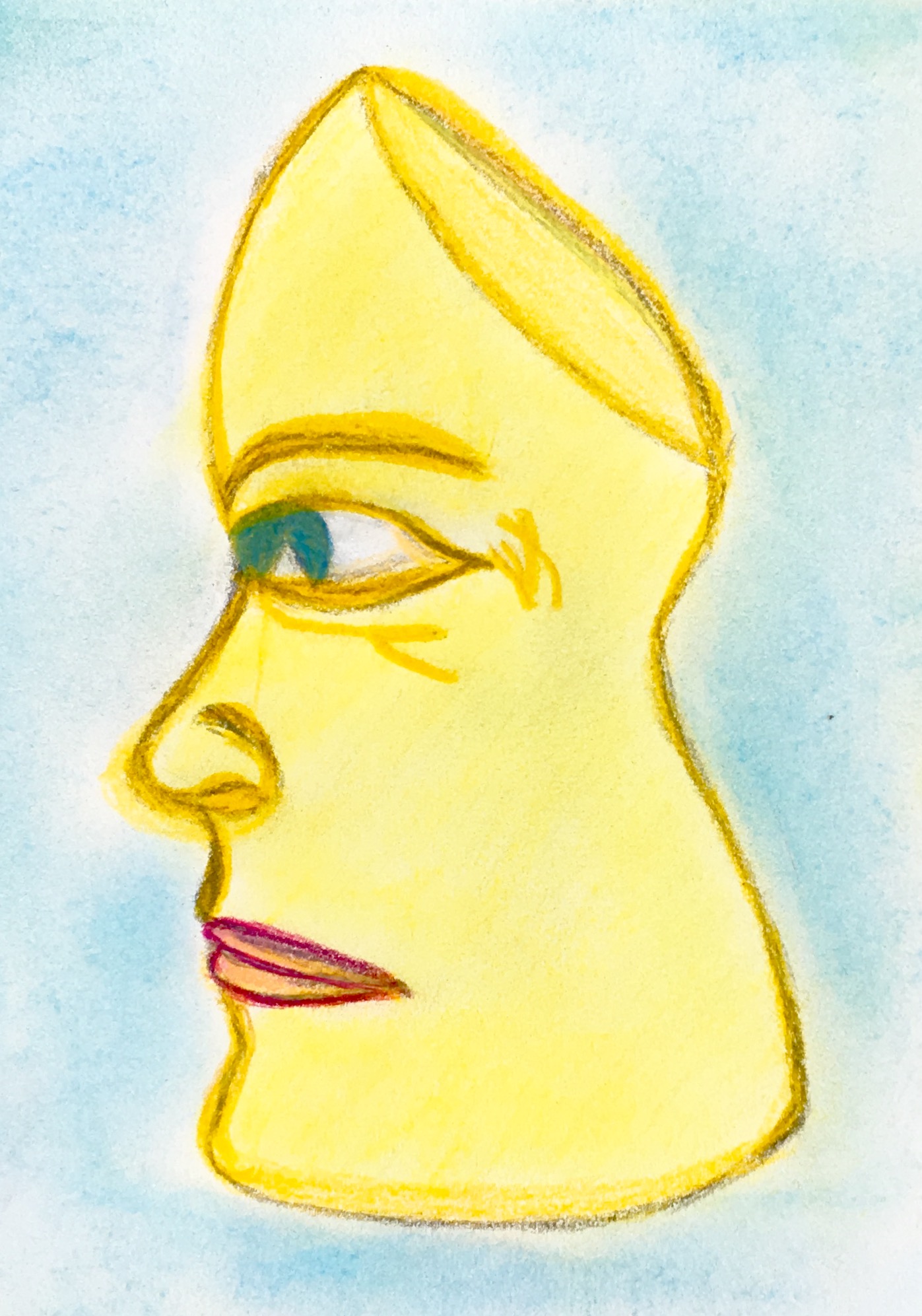 "Hidden Motive" Pastel & Pencil