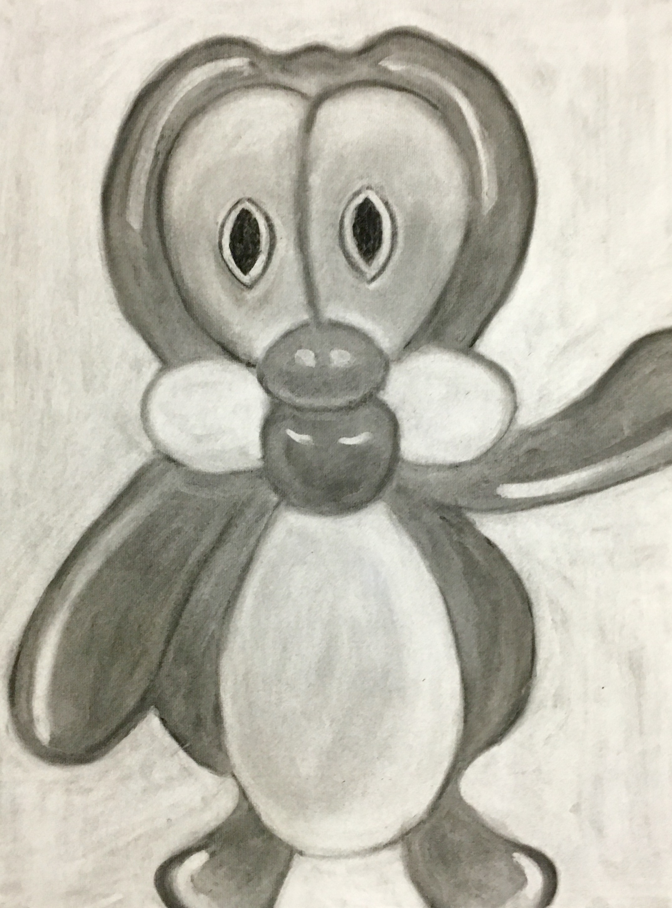 "Ask Your Mama" Charcoal On Paper 24x18