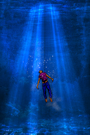 Hector Guerra, Light of Redemption , 2015. Digital illustration, 16 x 24 in. $125 
