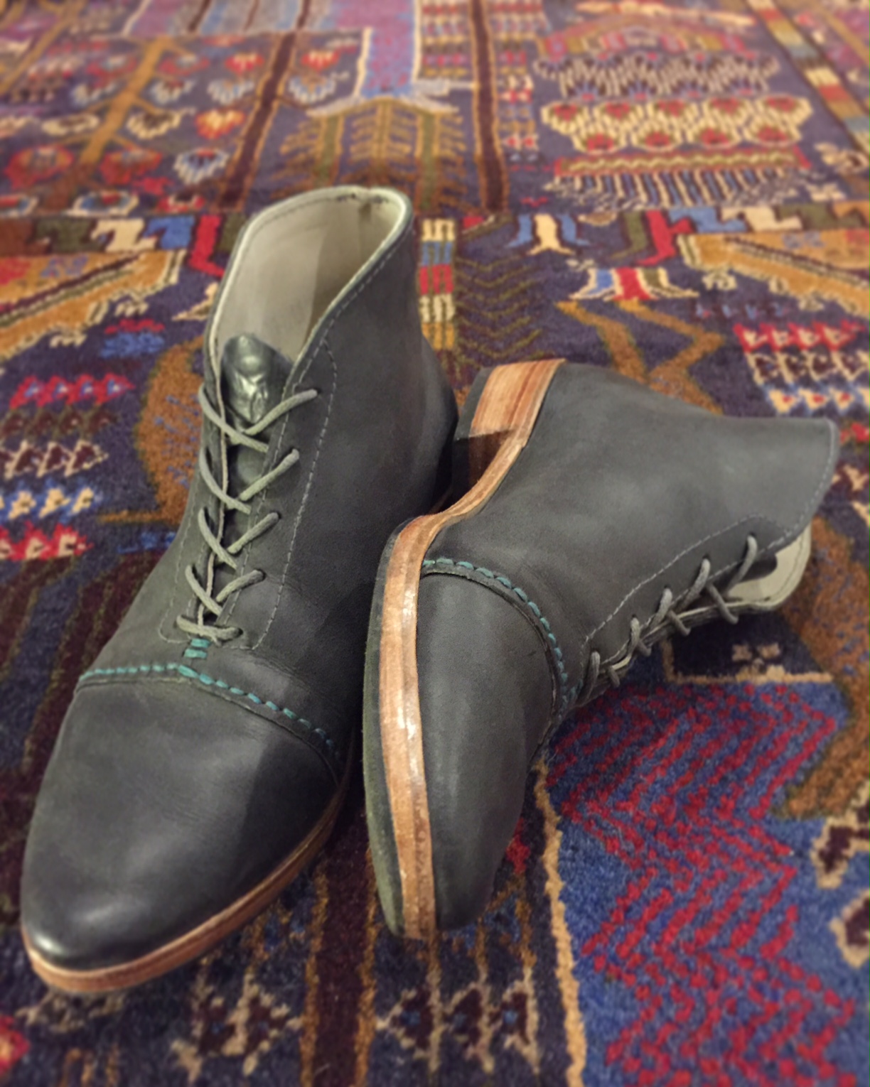 The Lady Boot in grey. Our first women's boot, $425.